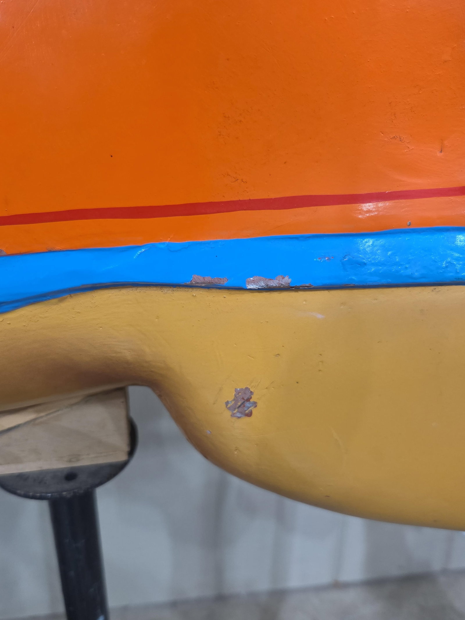 Painted Carousel Horse on stand - 10