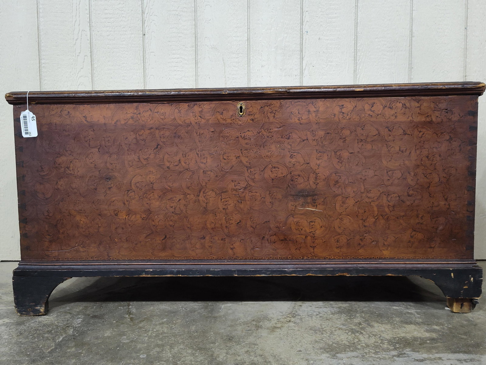 19th C PA Paint Decorated Poplar Blanket Chest (1 of 6)