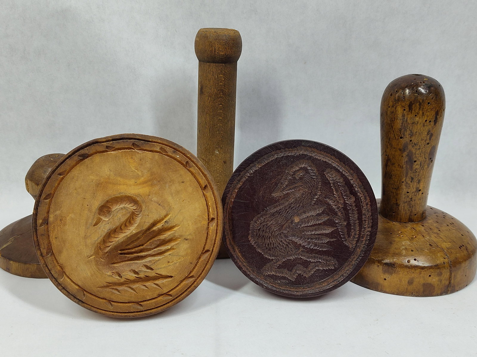 5- Various Butter Stamps: All are similar in size.