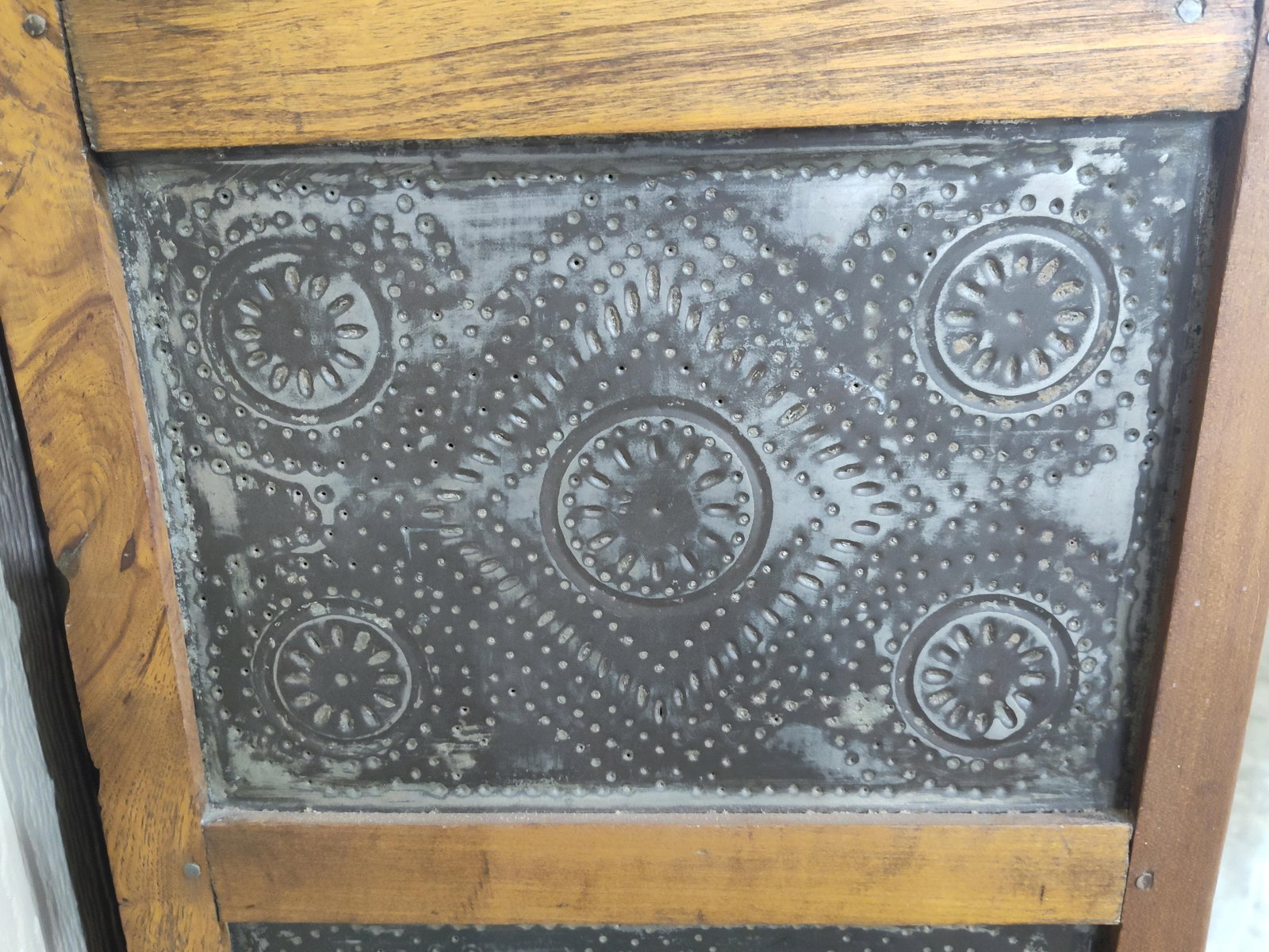 American 6-Panel Punched Tin Pie Safe - 6