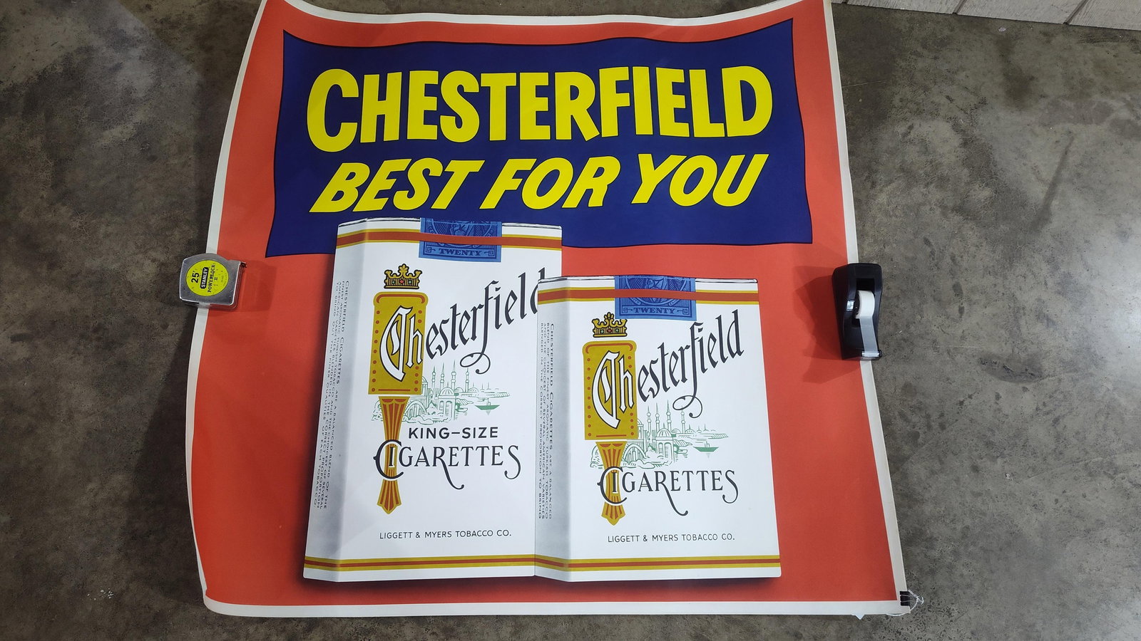 NOS Chesterfield Cigarettes Banner (1 of 5)