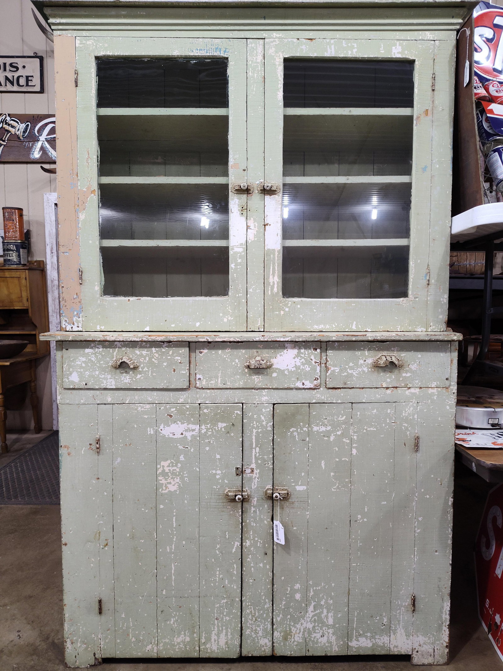 Primitive Farmhouse Hutch (1 of 8)