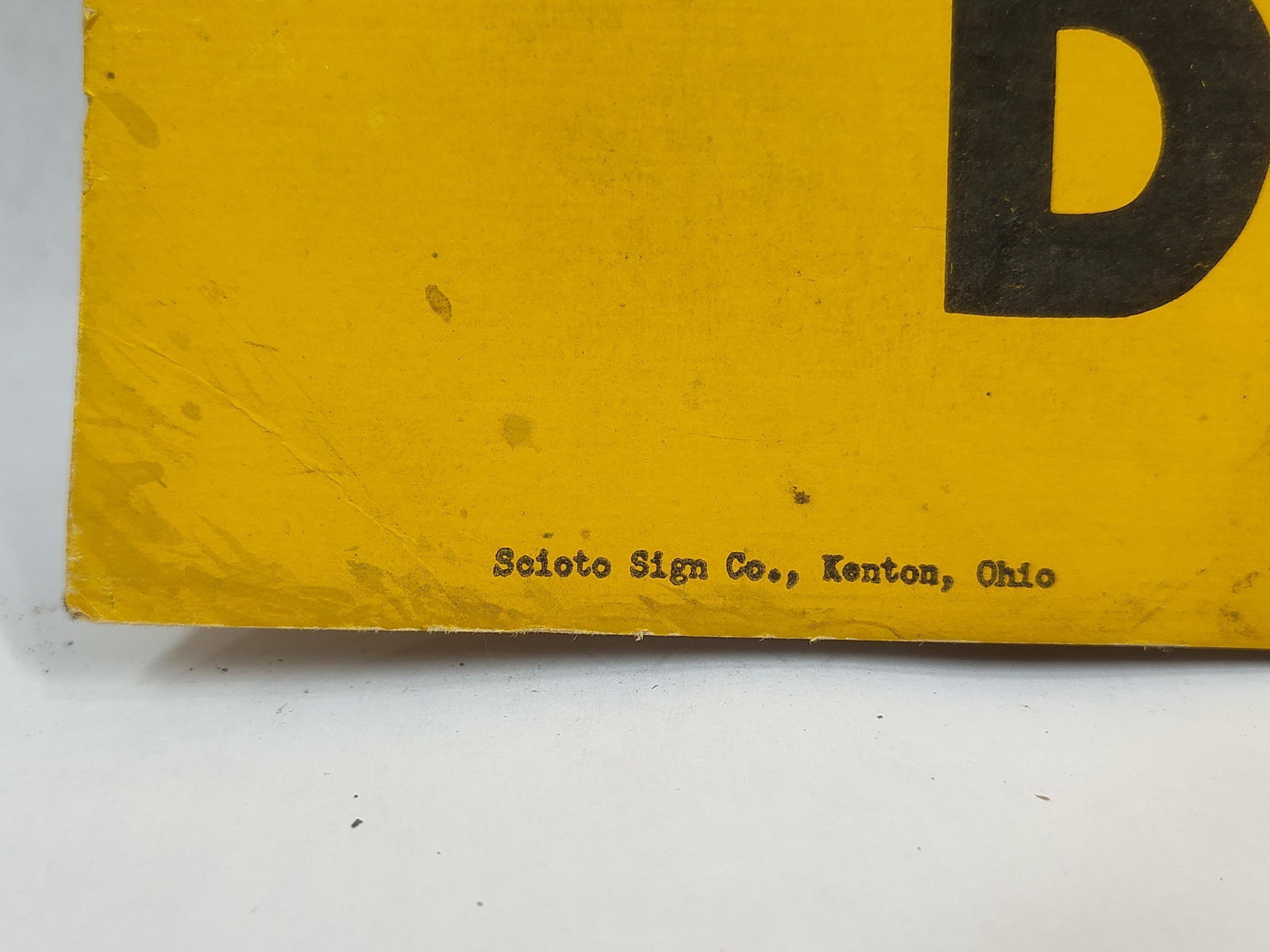 2- Walter Rhoads cardboard signs - 3