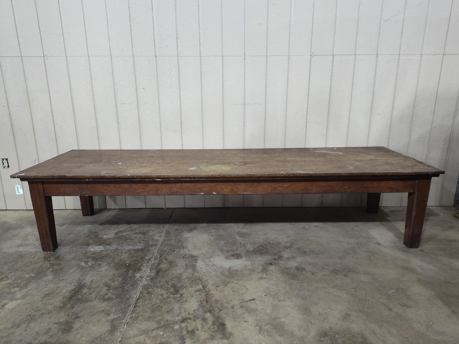 Early Oak 10ft Mercantile Table (1 of 4)