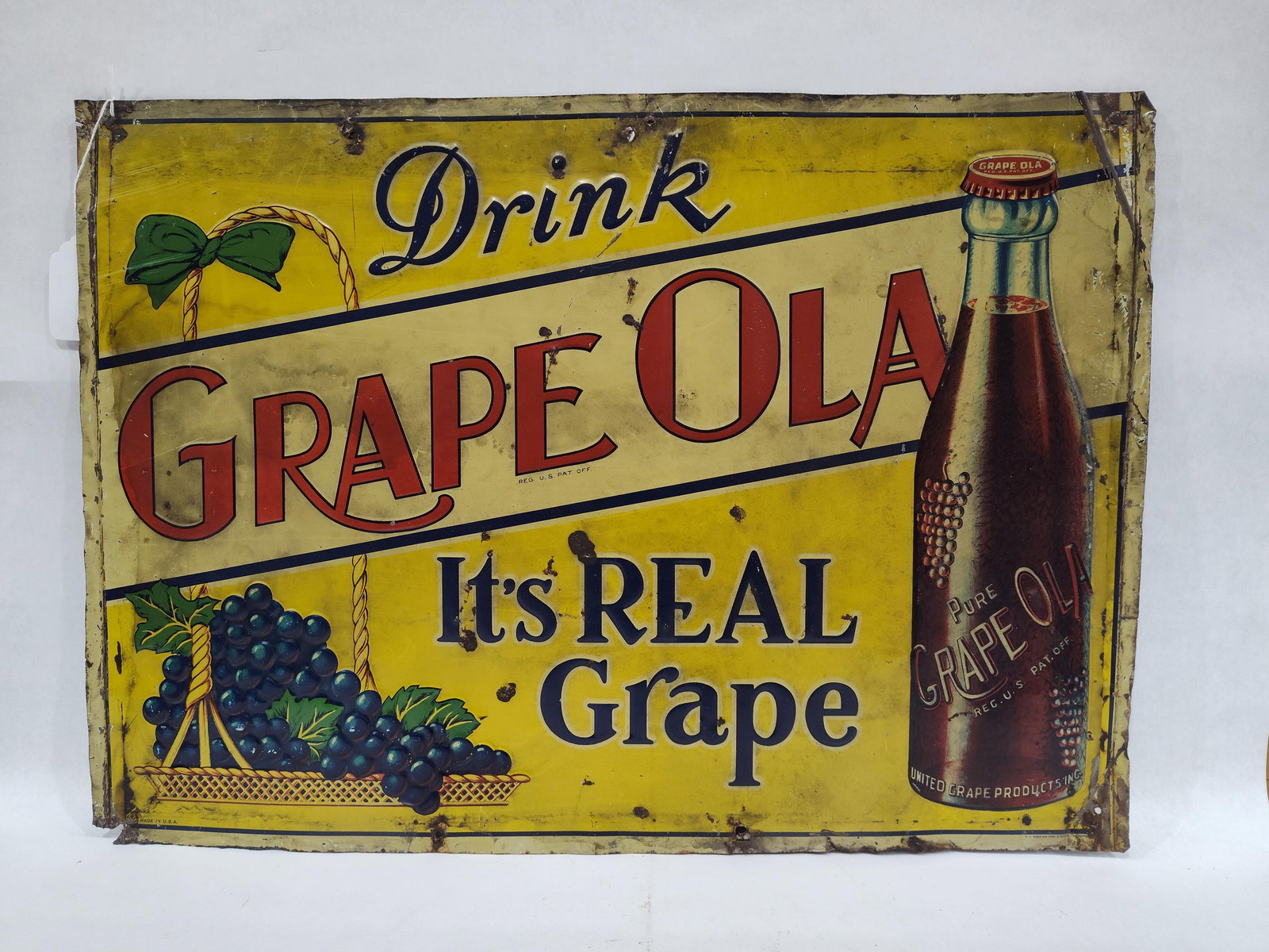 SST Grape Ola embossed sign (1 of 11)