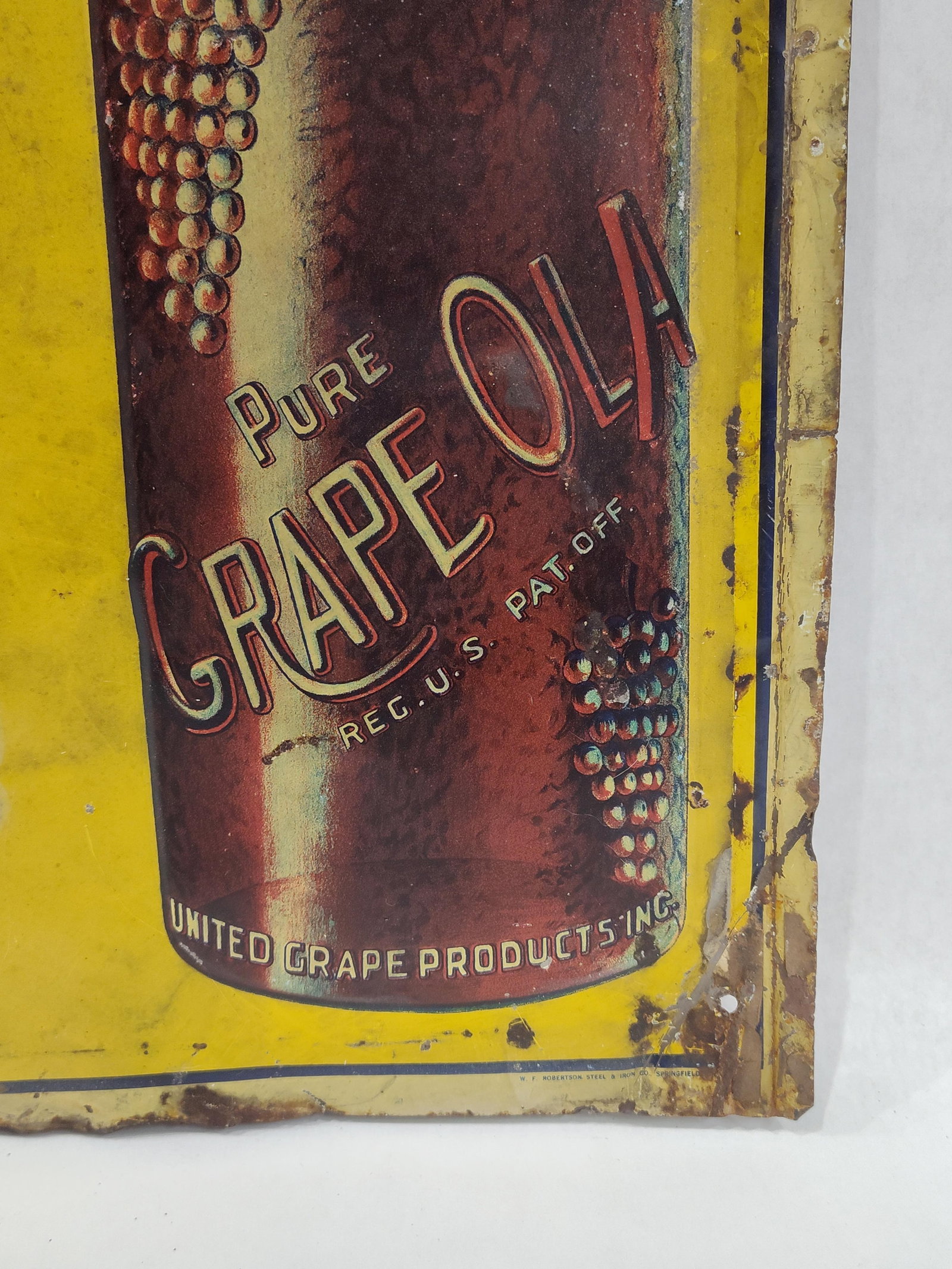 SST Grape Ola embossed sign - 5