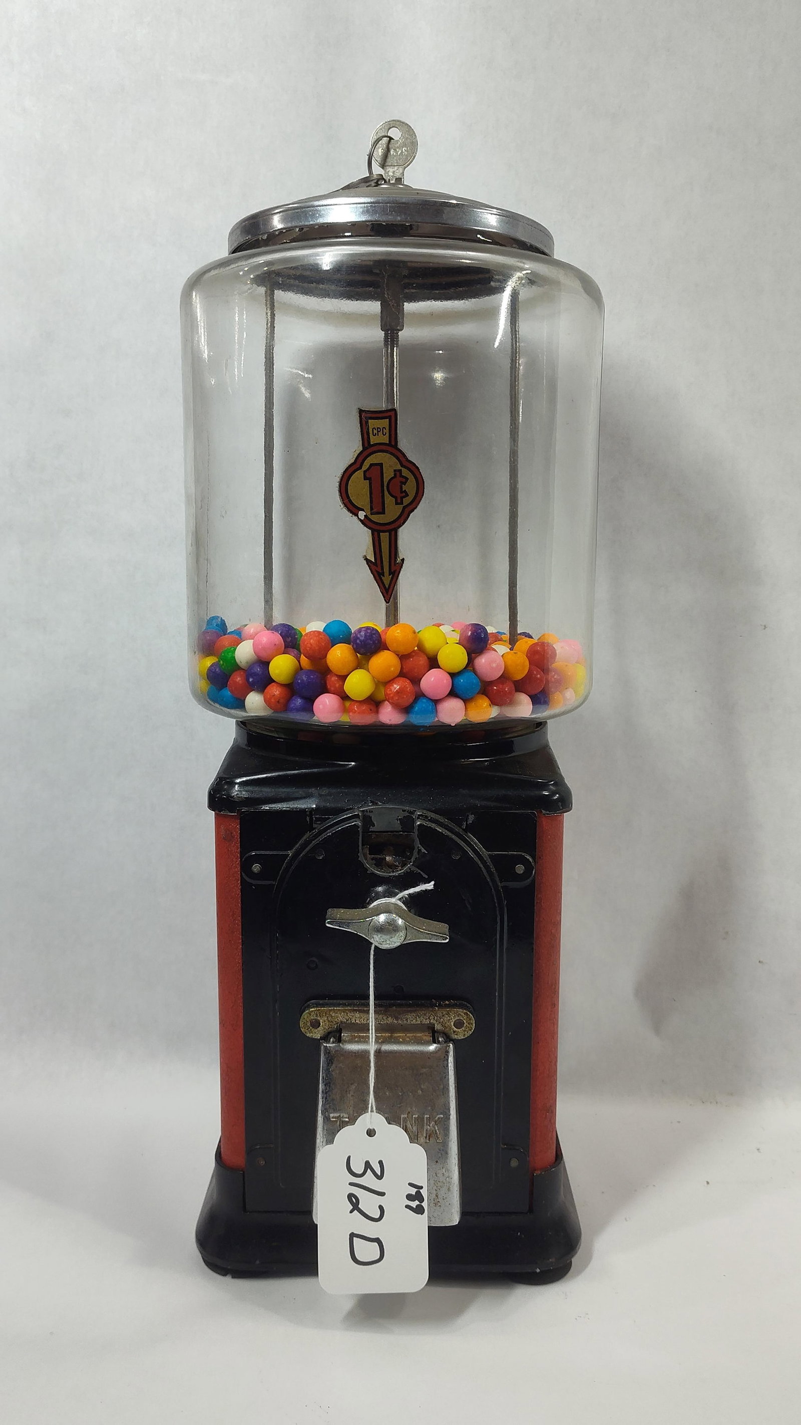 Victor Coin-op 1cent Gum Ball Dispenser (1 of 5)