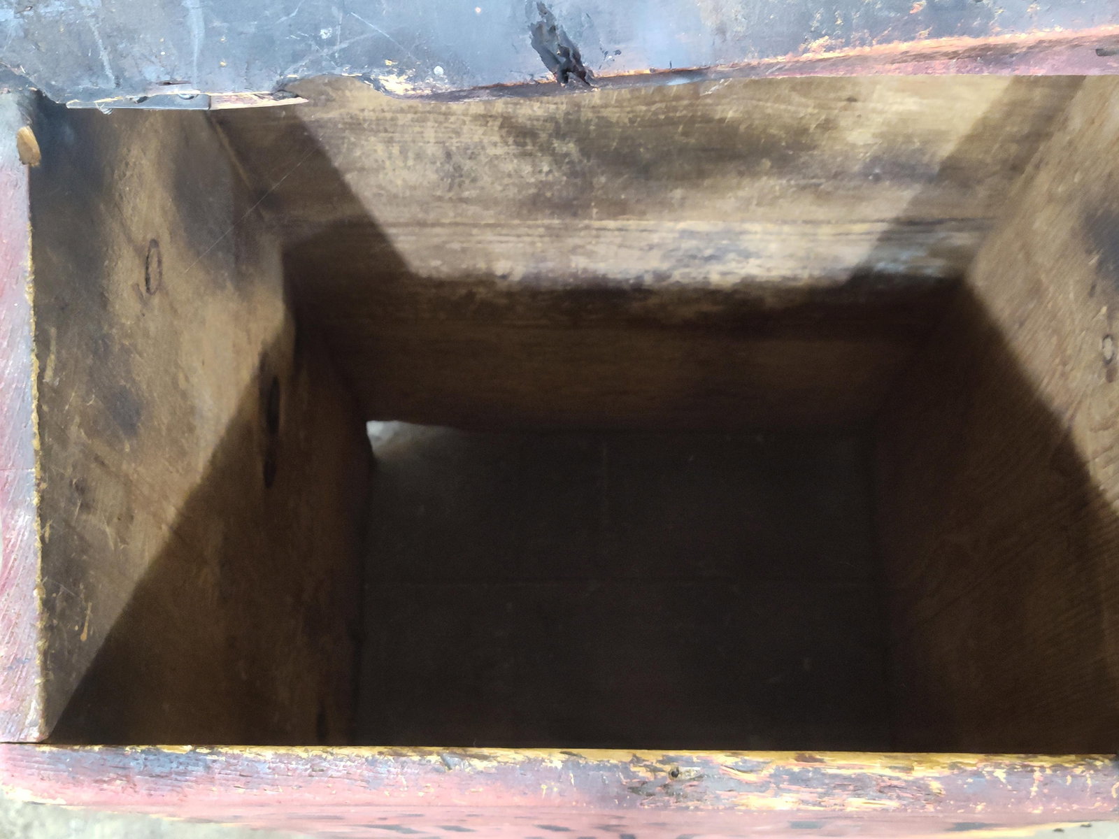 Primitive Painted Jersey Coffee Bin - 3