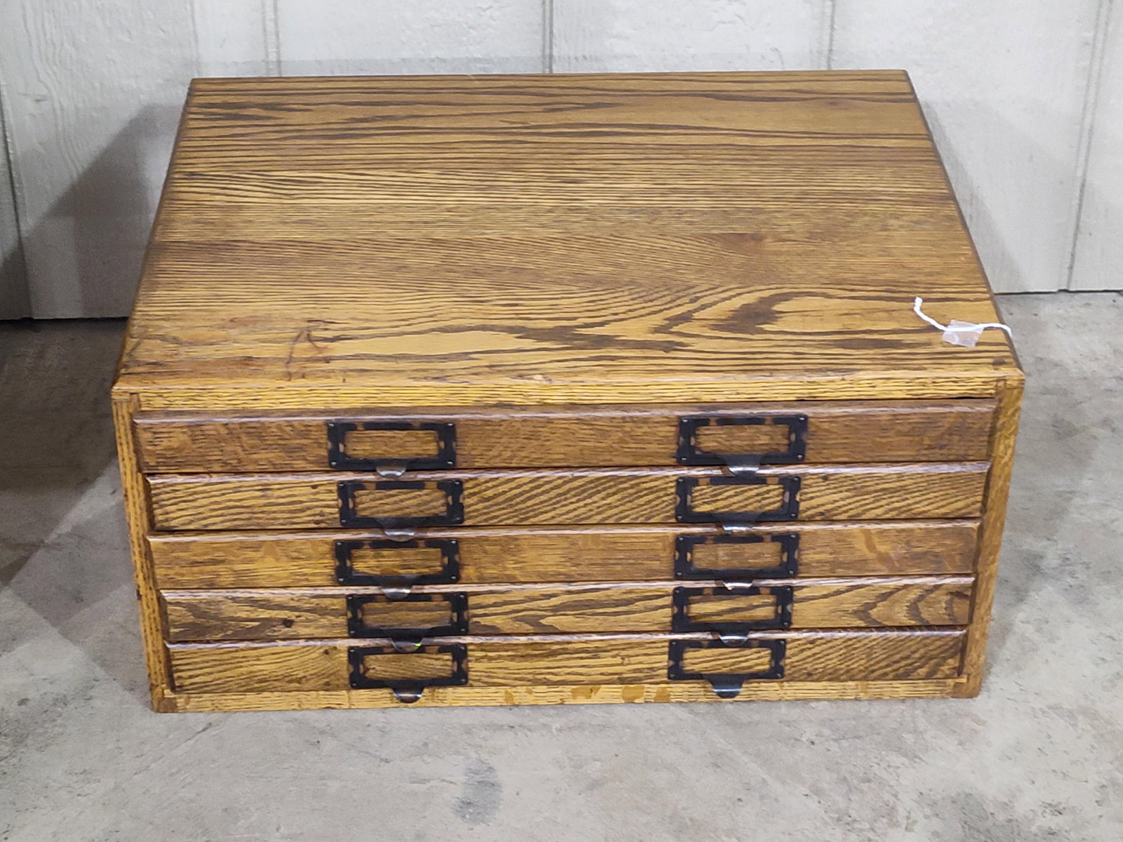 Excellent Oak 15-drw Stackable Printers Cabinet - 10