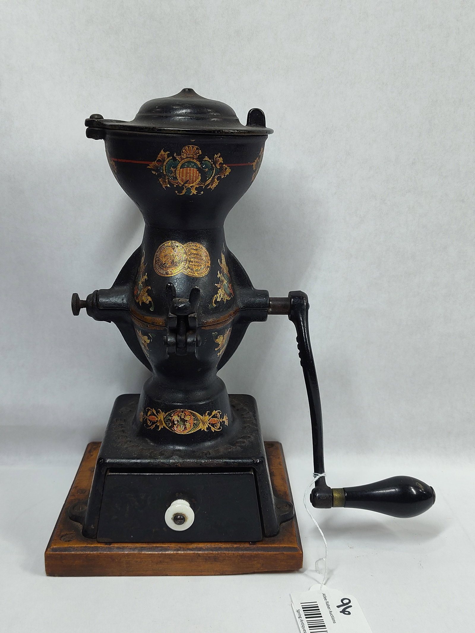 Excellent Small Enterprise Coffee Mill: Appears to have all original surface!!! Great original condition!! 12in tall.