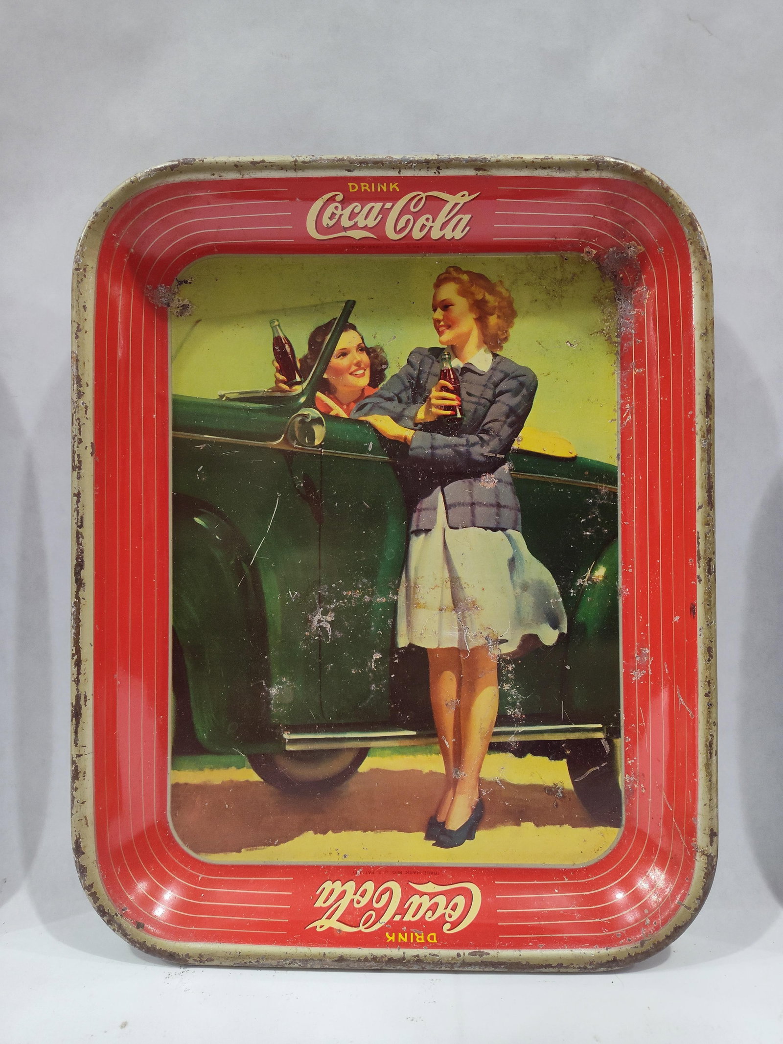 3-Early Coca-Cola Serving Trays - 2