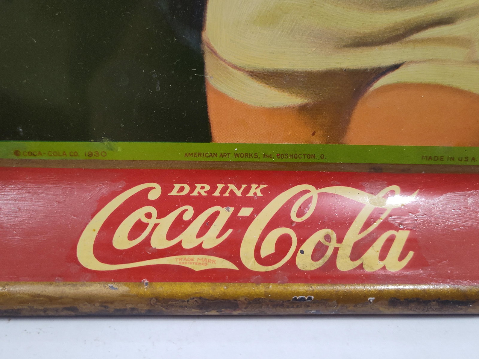 3-Early Coca-Cola Serving Trays - 5
