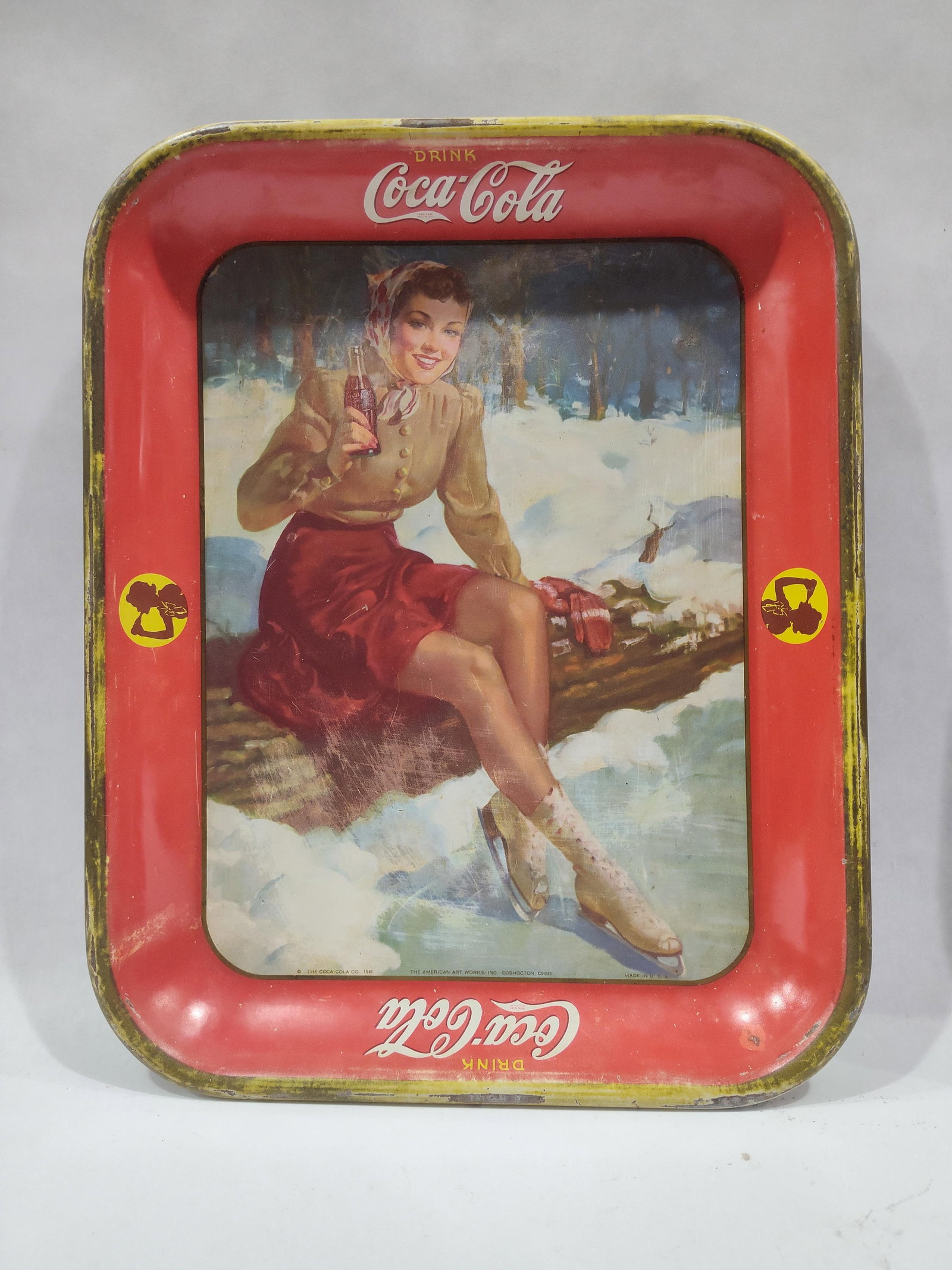 3-Early Coca-Cola Serving Trays - 6