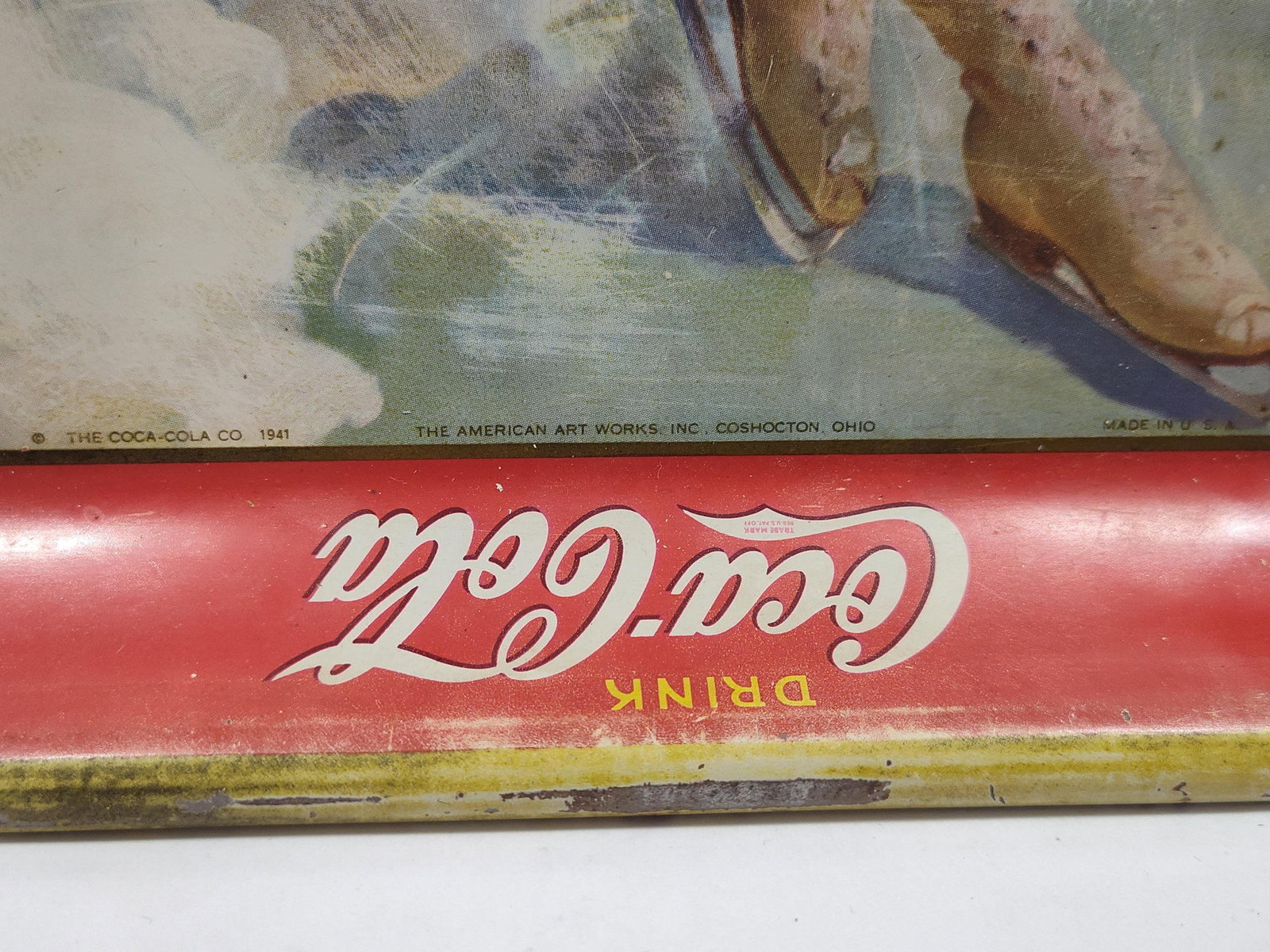 3-Early Coca-Cola Serving Trays - 7