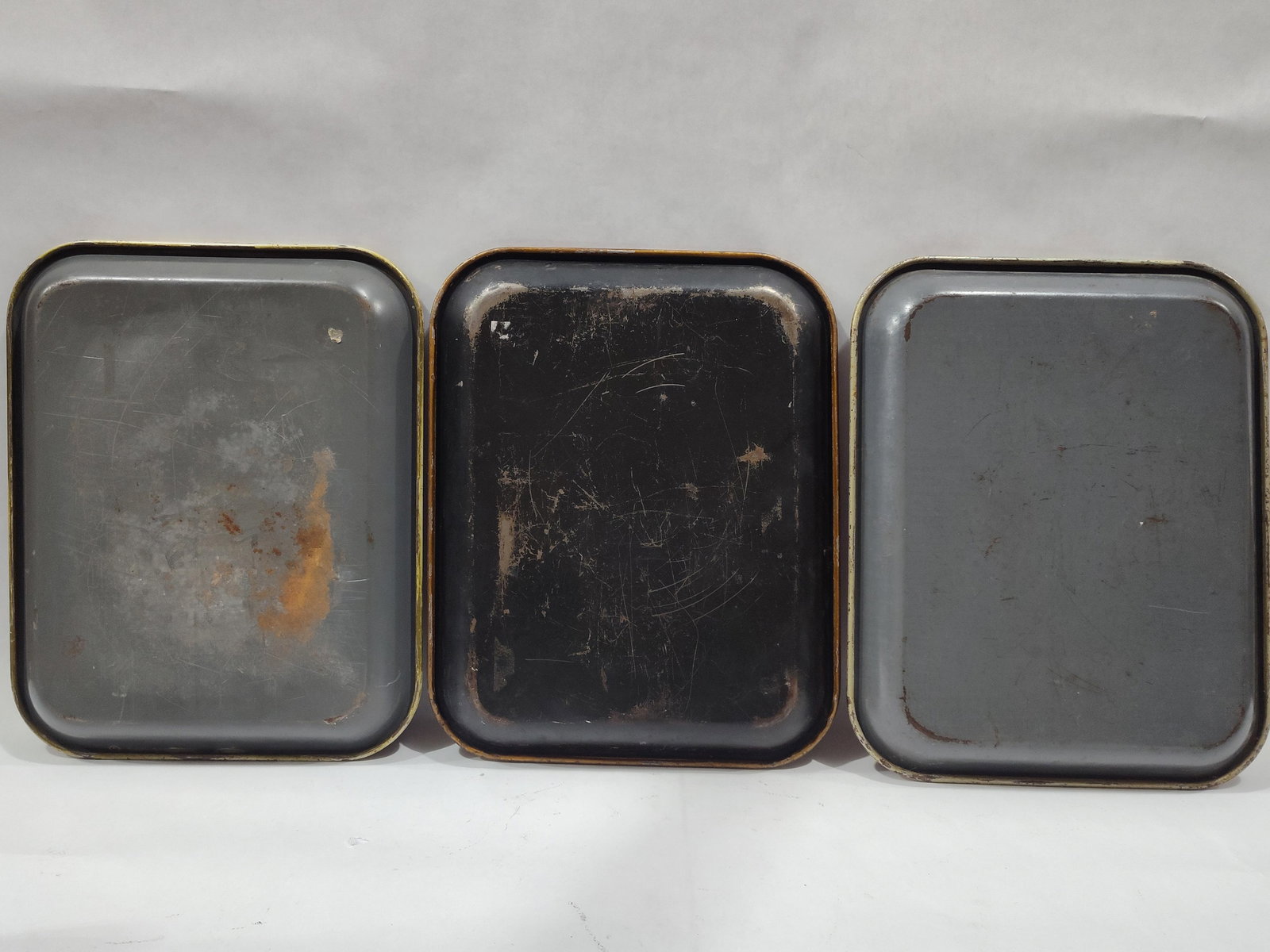3-Early Coca-Cola Serving Trays - 8