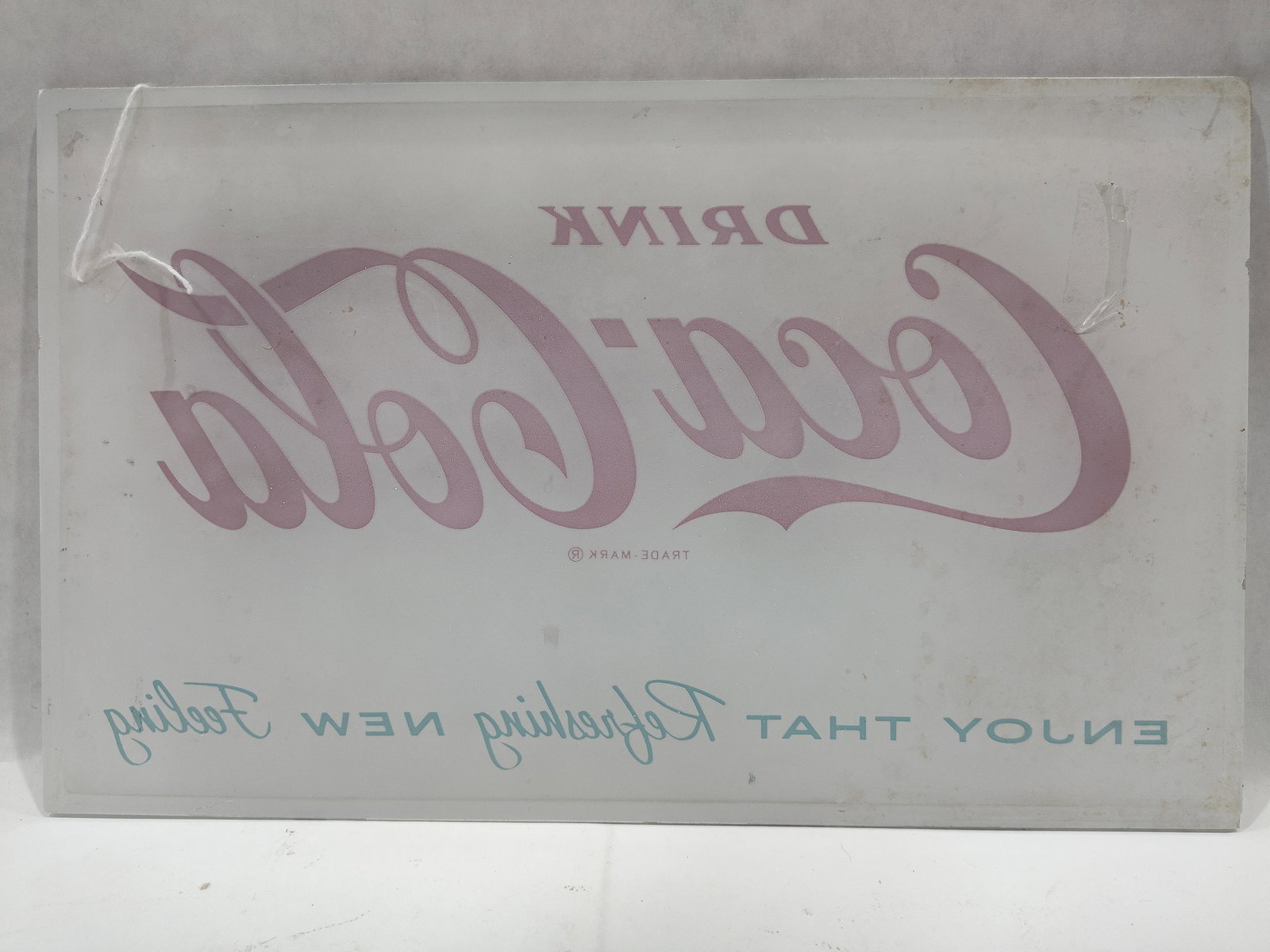 Coca-Cola glass panel - 4