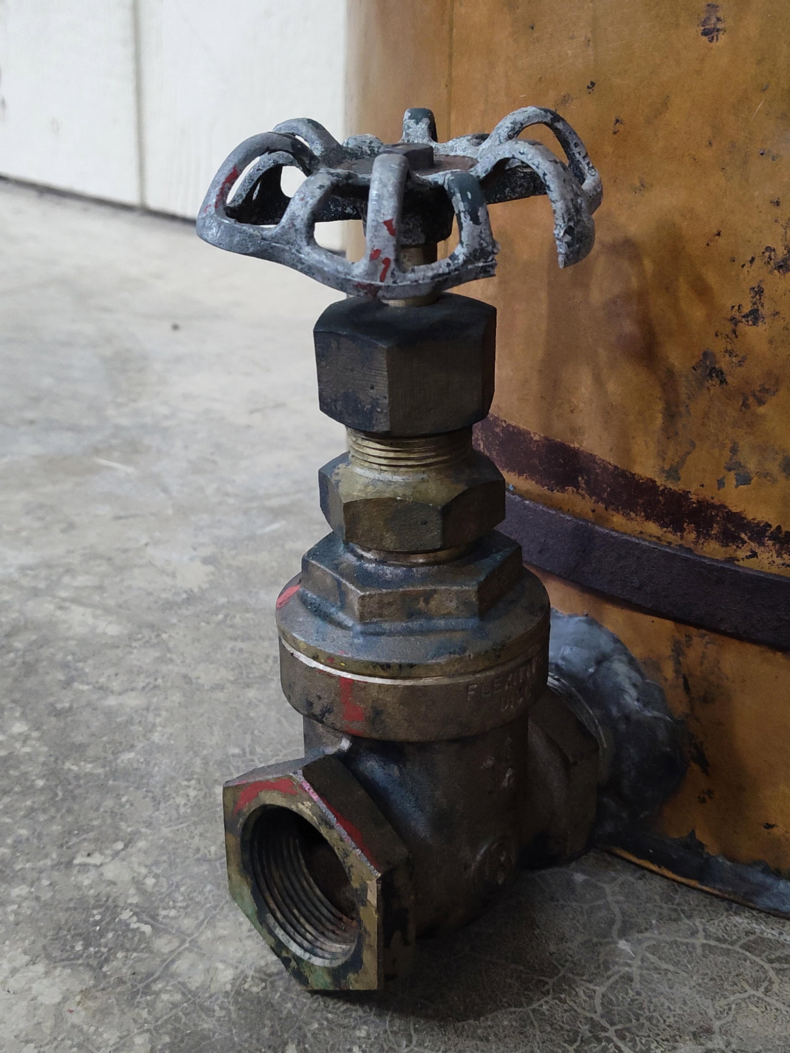 Early Copper Handled Vessel with Valve - 2