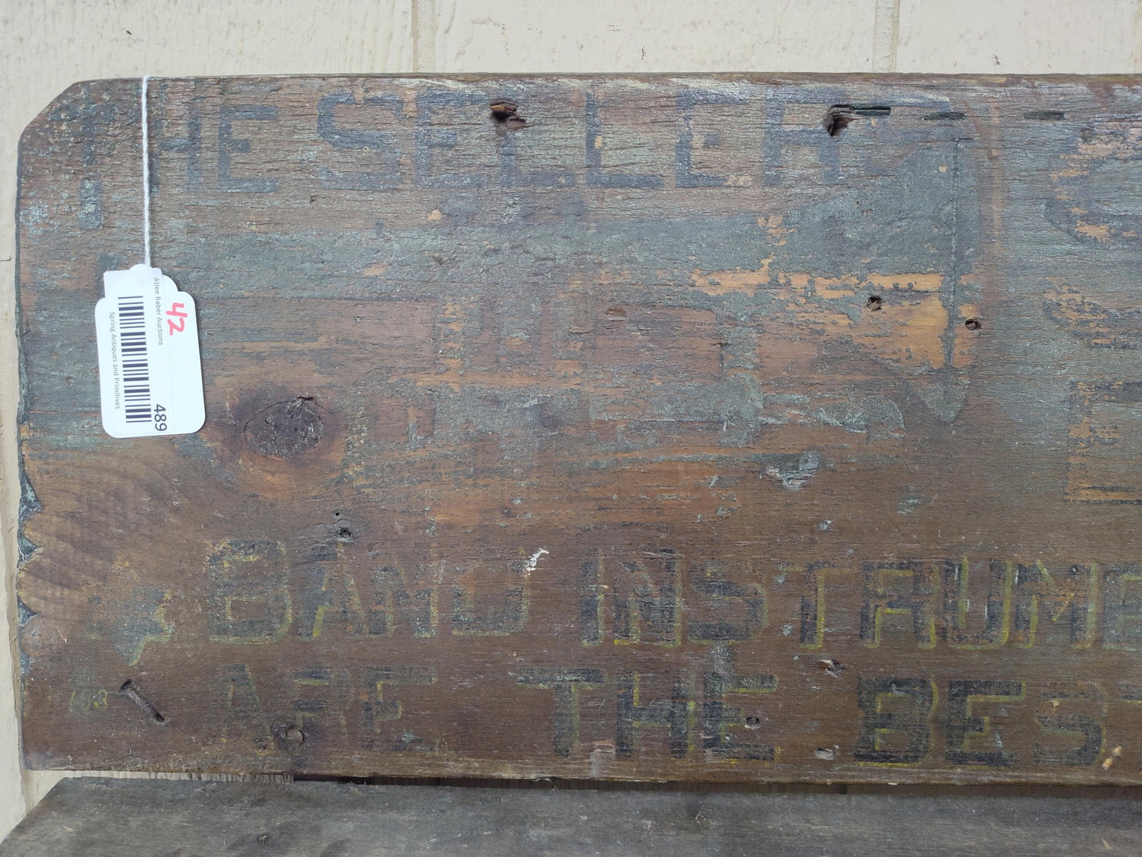 Awesome Painted Advertising Bench - 2