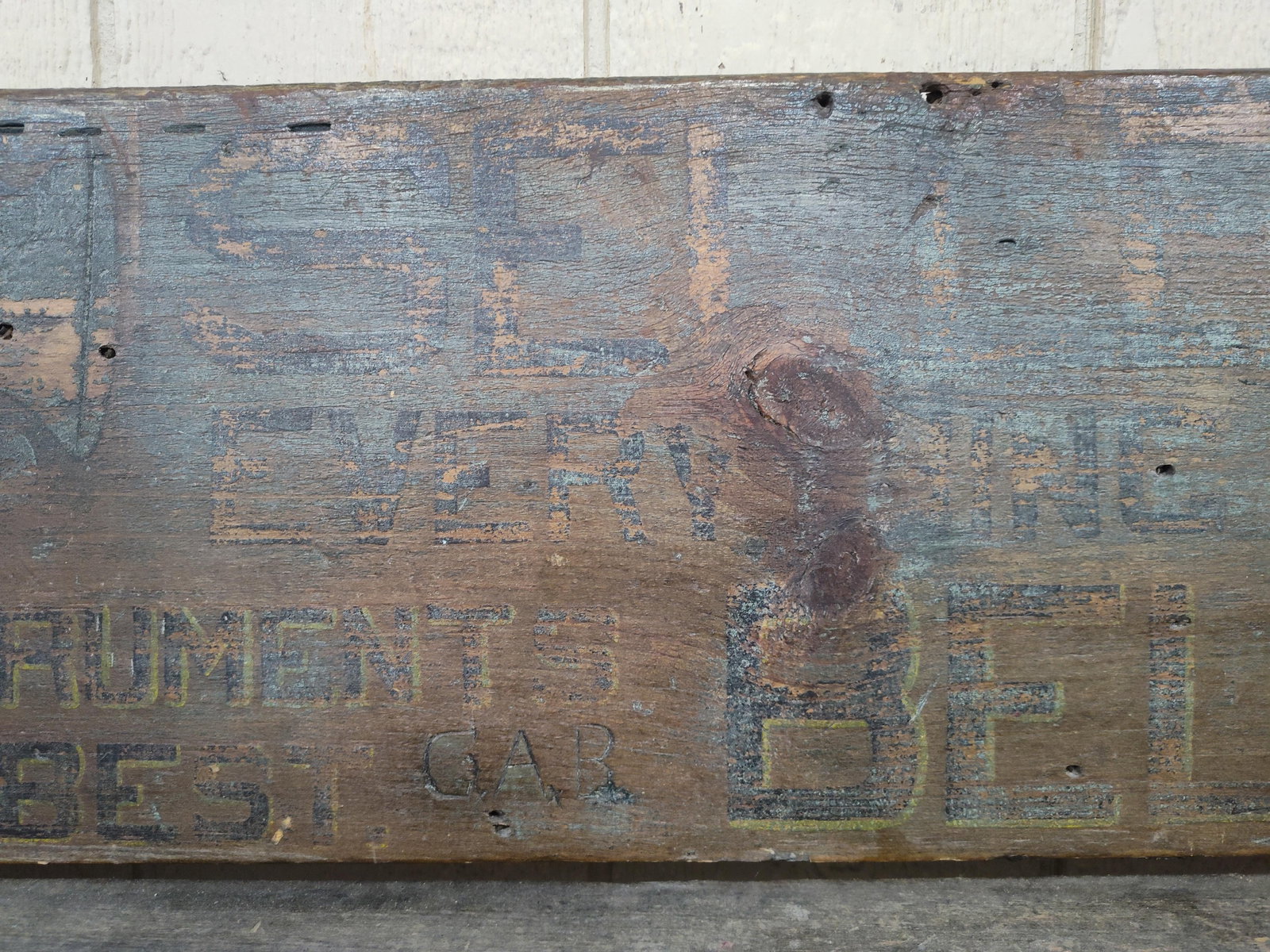 Awesome Painted Advertising Bench - 3