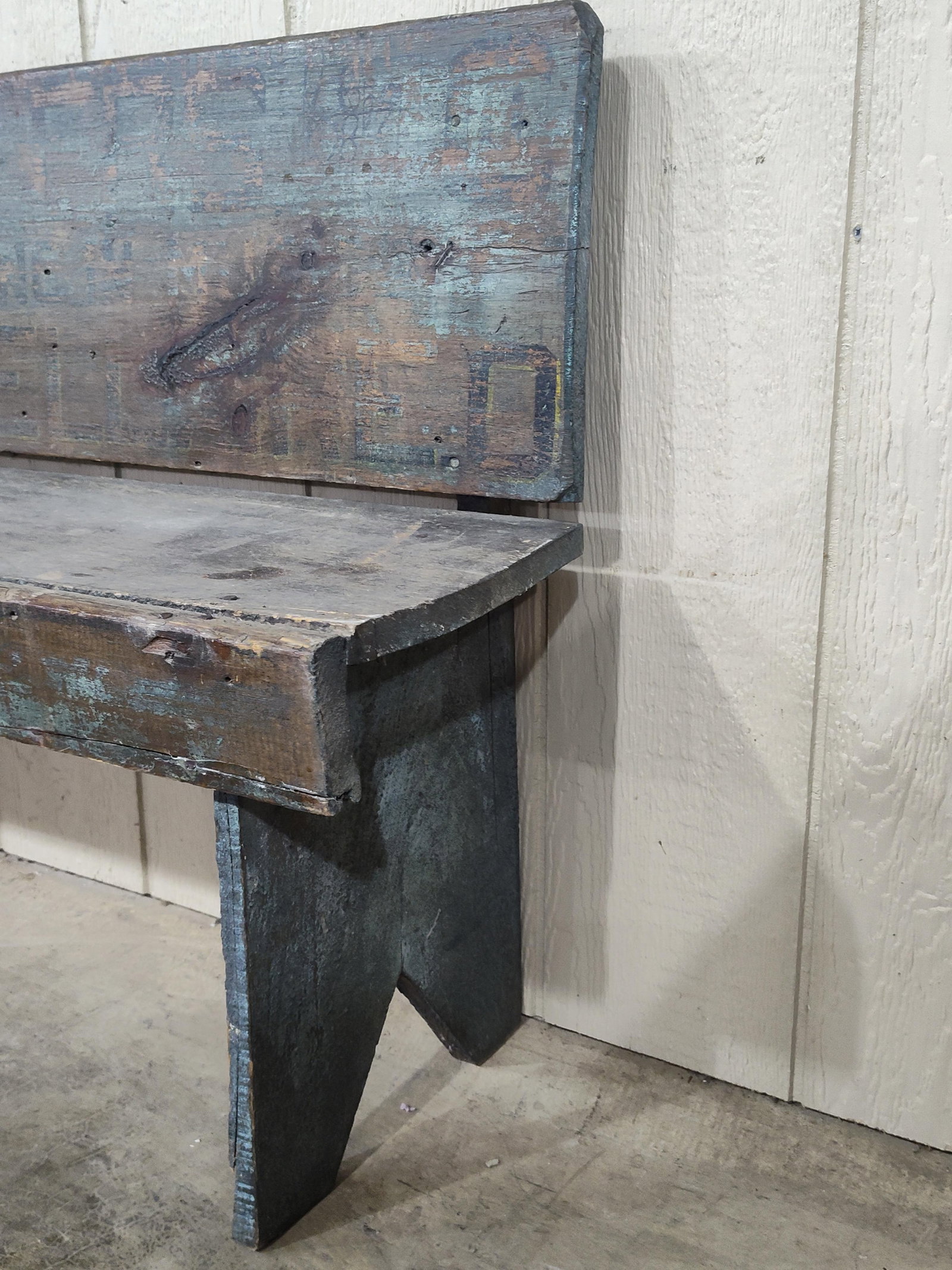 Awesome Painted Advertising Bench - 6