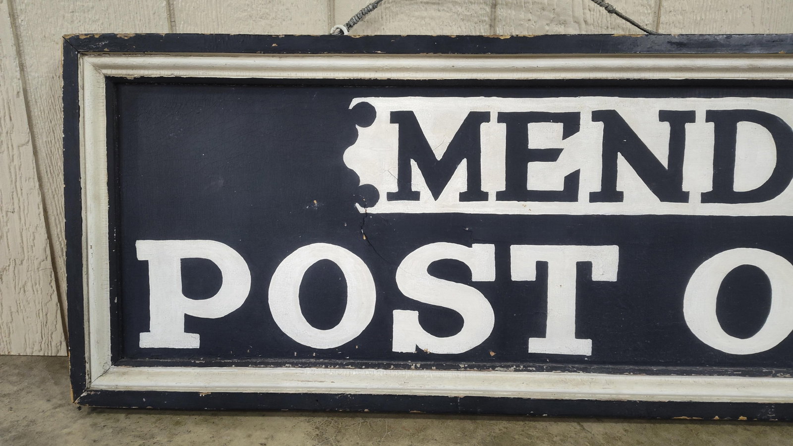 Mendham Post Office Hand Painted Sign - 2