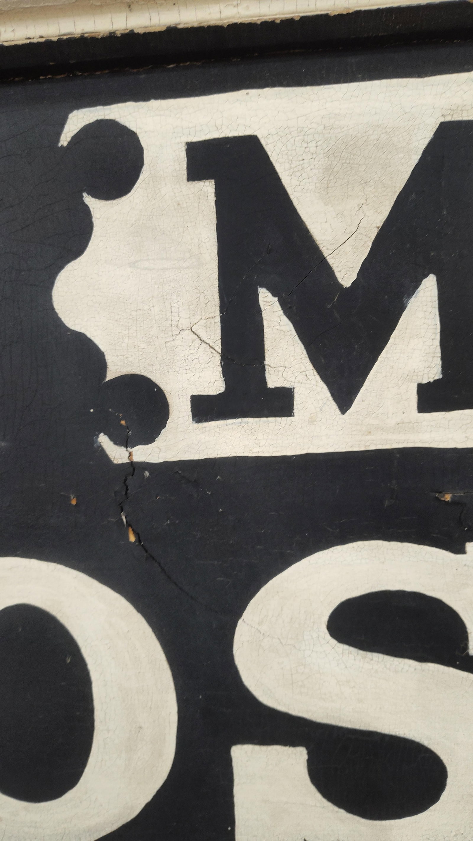 Mendham Post Office Hand Painted Sign - 4