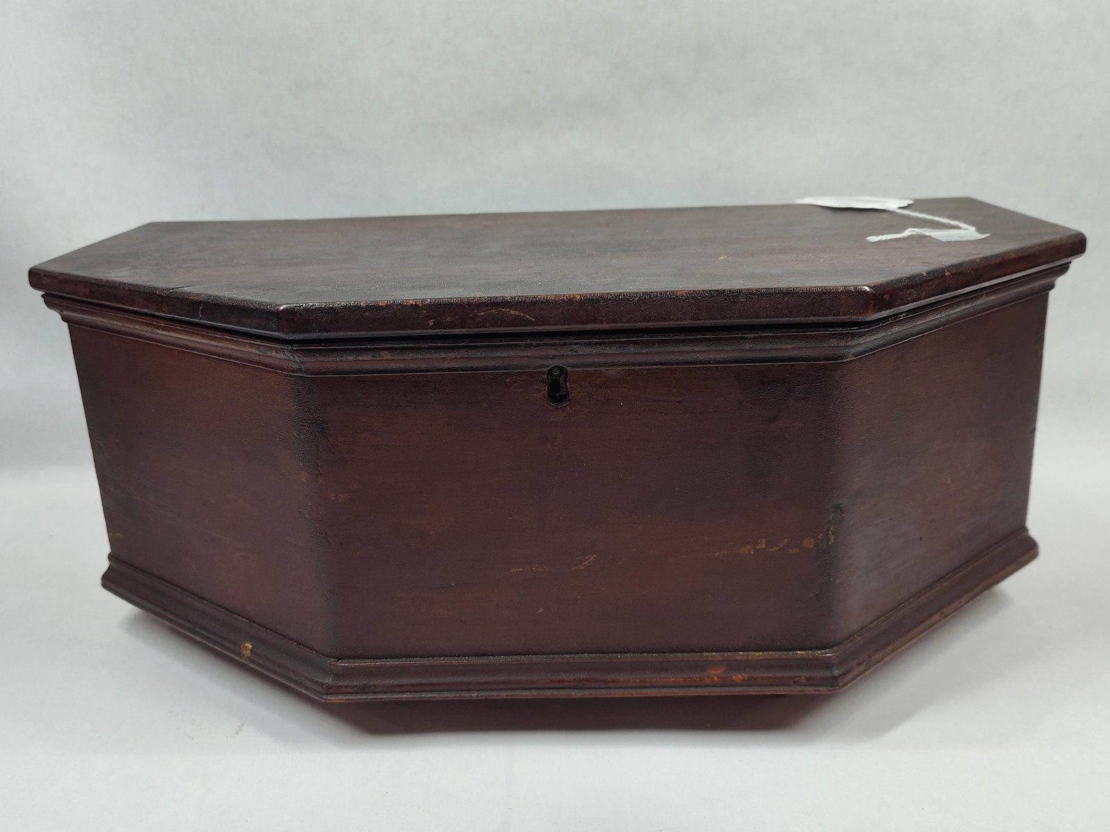 Great Small Early Wallpaper Lined Lockbox - 2