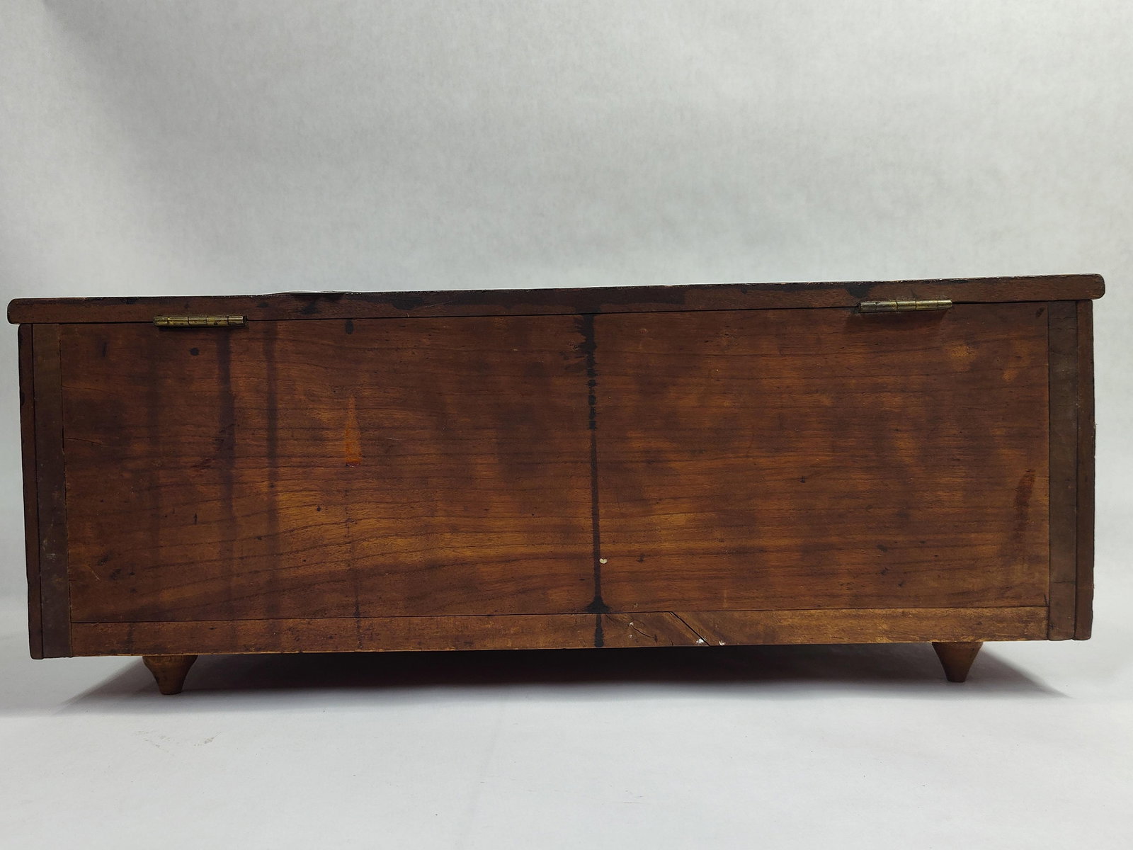Great Small Early Wallpaper Lined Lockbox - 7