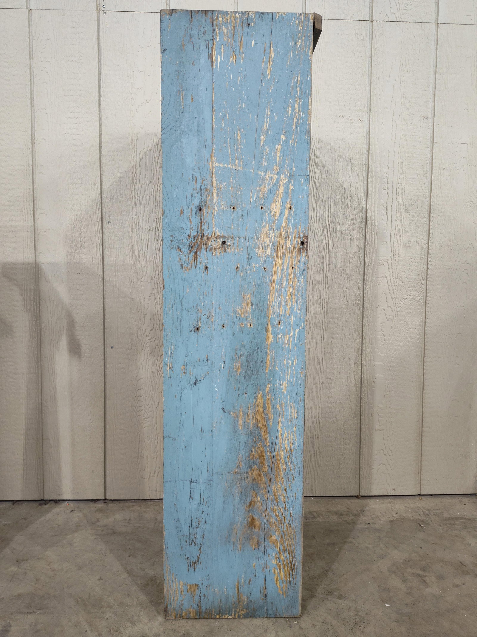 Primitive painted Dovetailed Postal Cabinet - 7