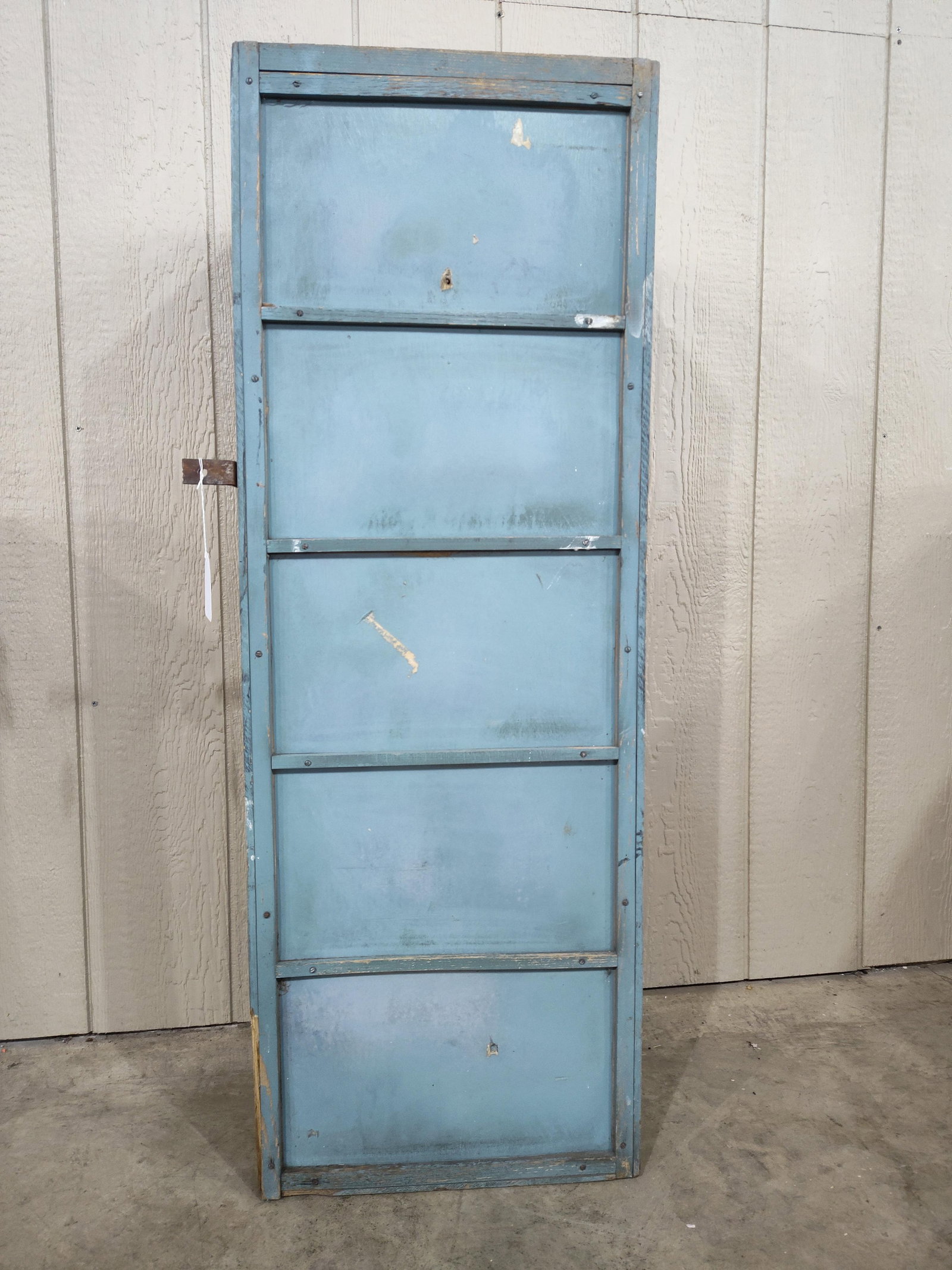 Primitive painted Dovetailed Postal Cabinet - 8