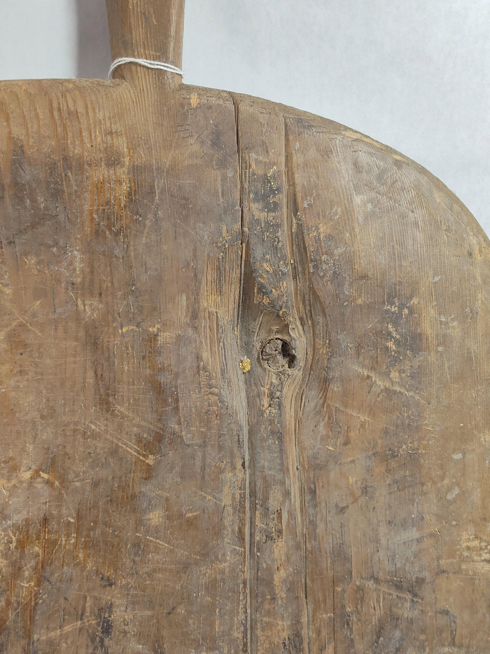 Extra Large Primitive Turkish Handled Bread Board - 4