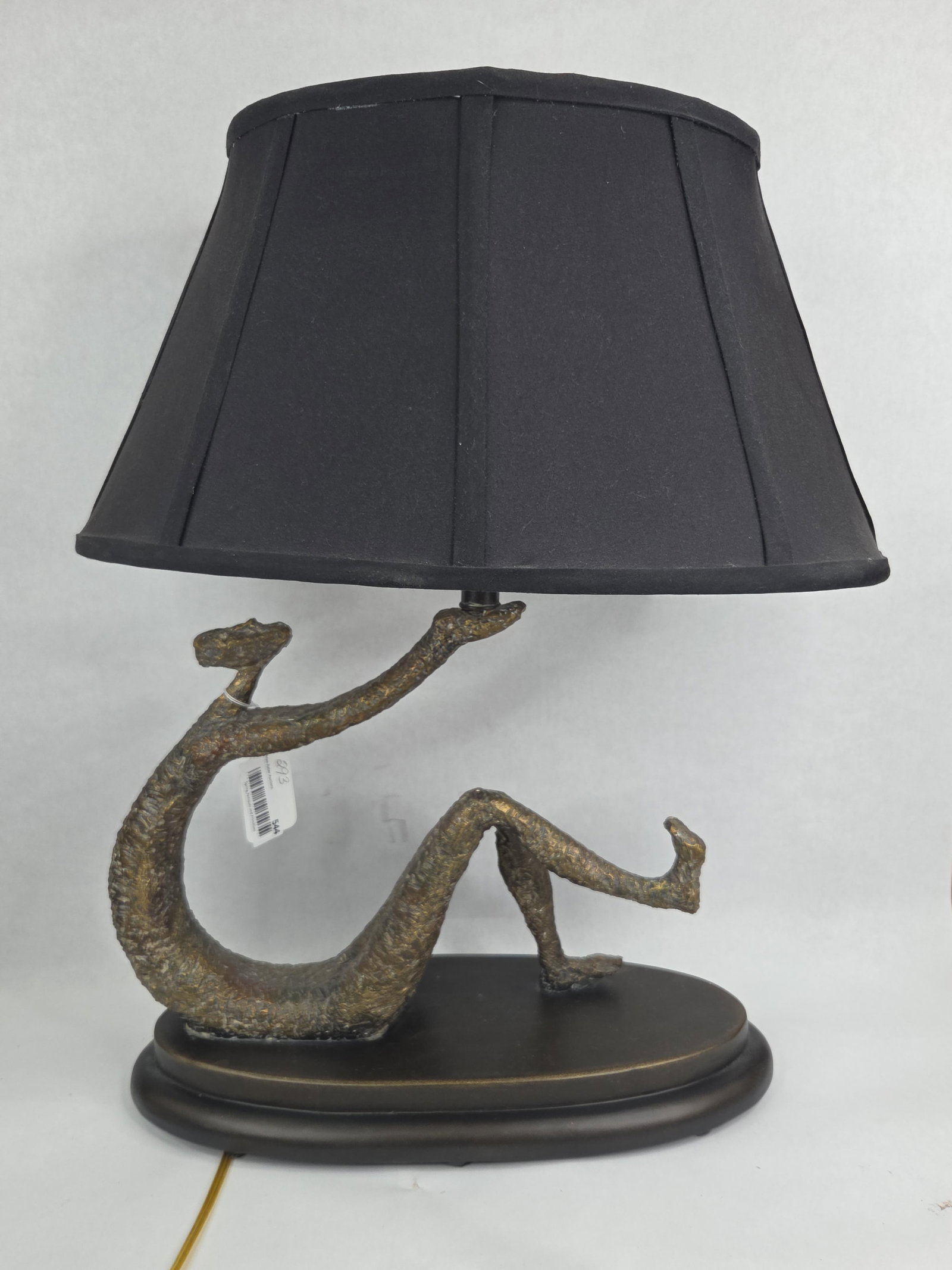 Brass Base Brutalist Umbrella Table Lamp - 4