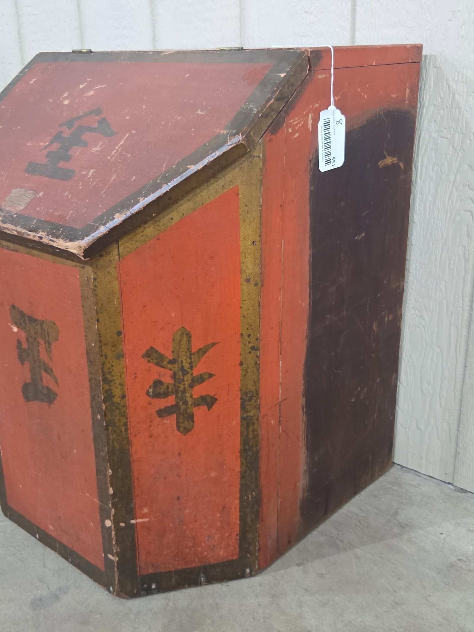 Nice Painted Tea Box - 5