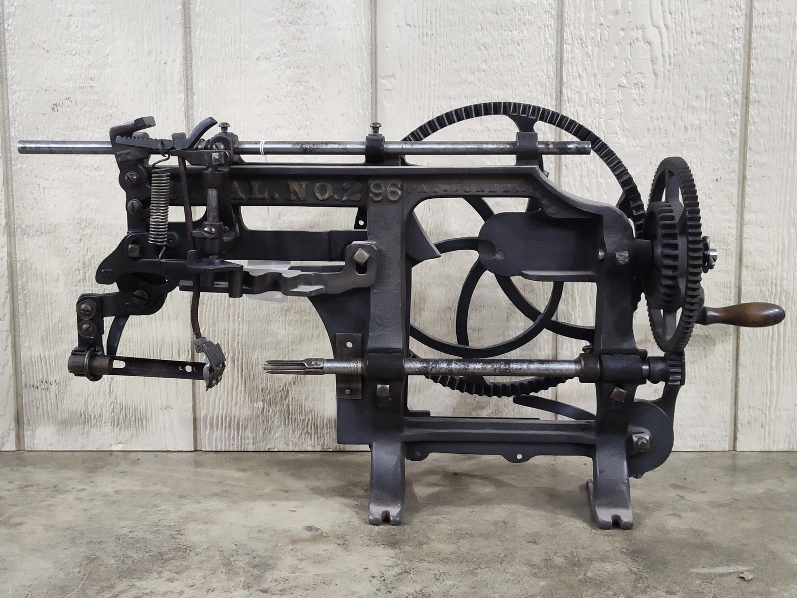 Rival No.2 Industrial Apple Peeler: Appears to be in great original condition and functions as it should. 24in long. 15in tall.