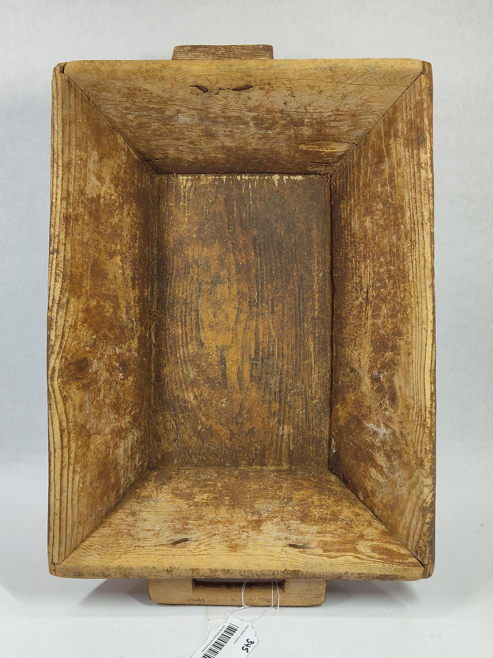Primitive Rectangle Wooden Bowl - 2