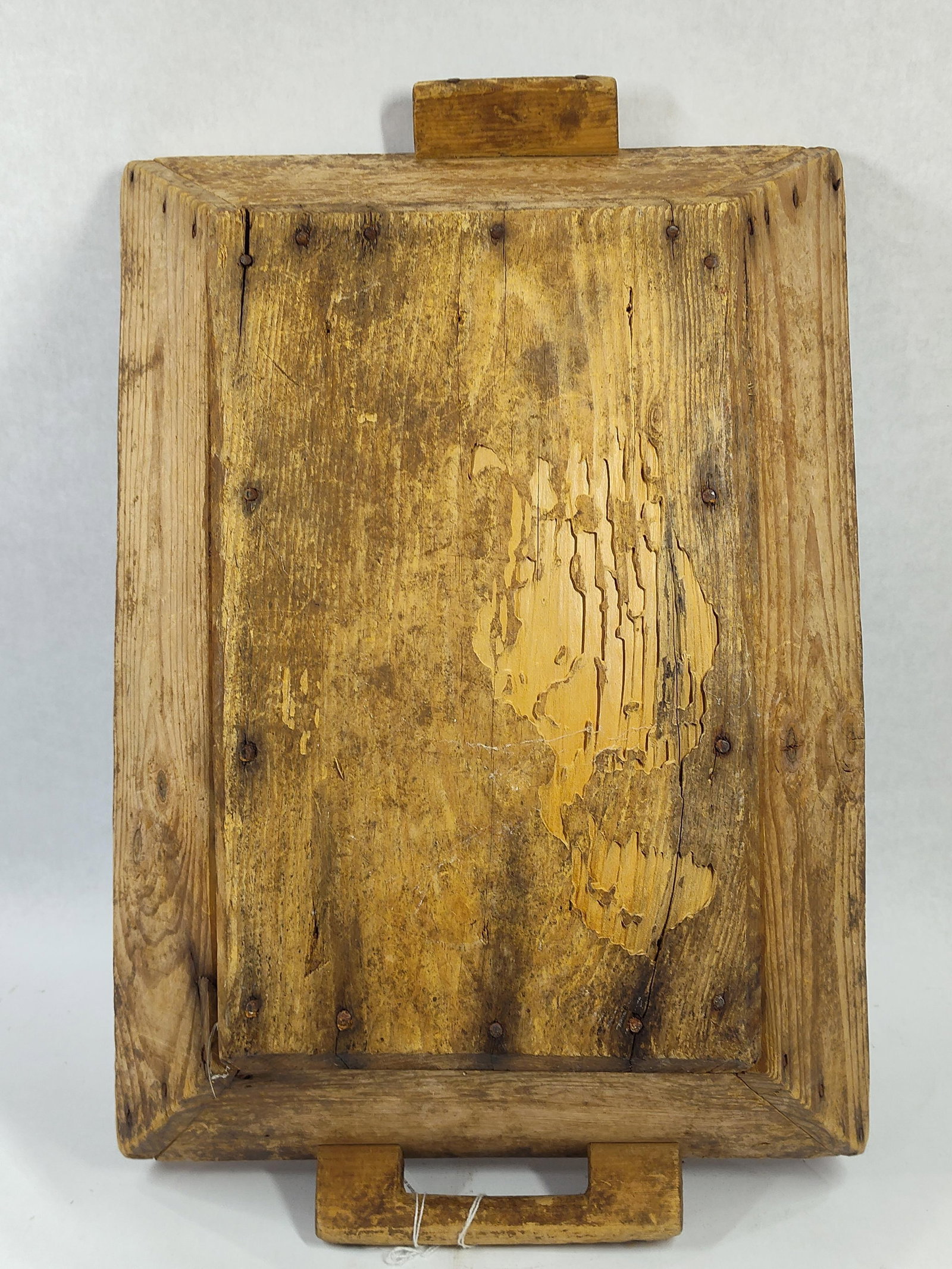 Primitive Rectangle Wooden Bowl - 3