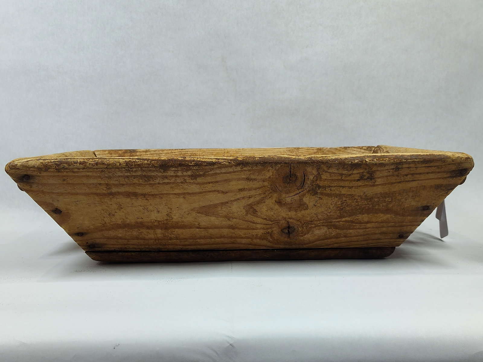 Primitive Rectangle Wooden Bowl - 4