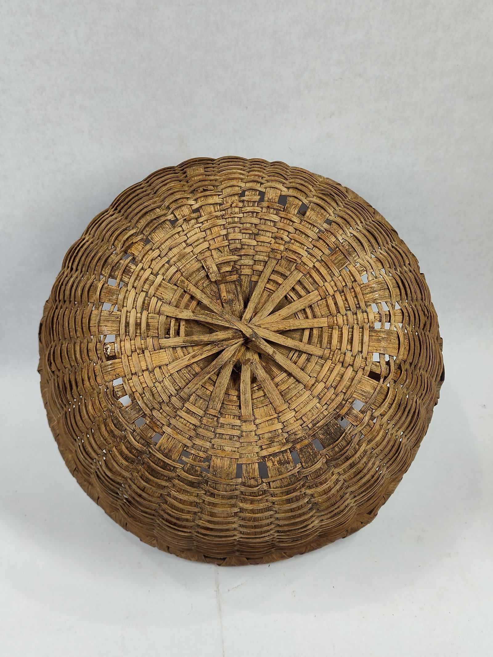 Primitive Woven Splint Basket - 4