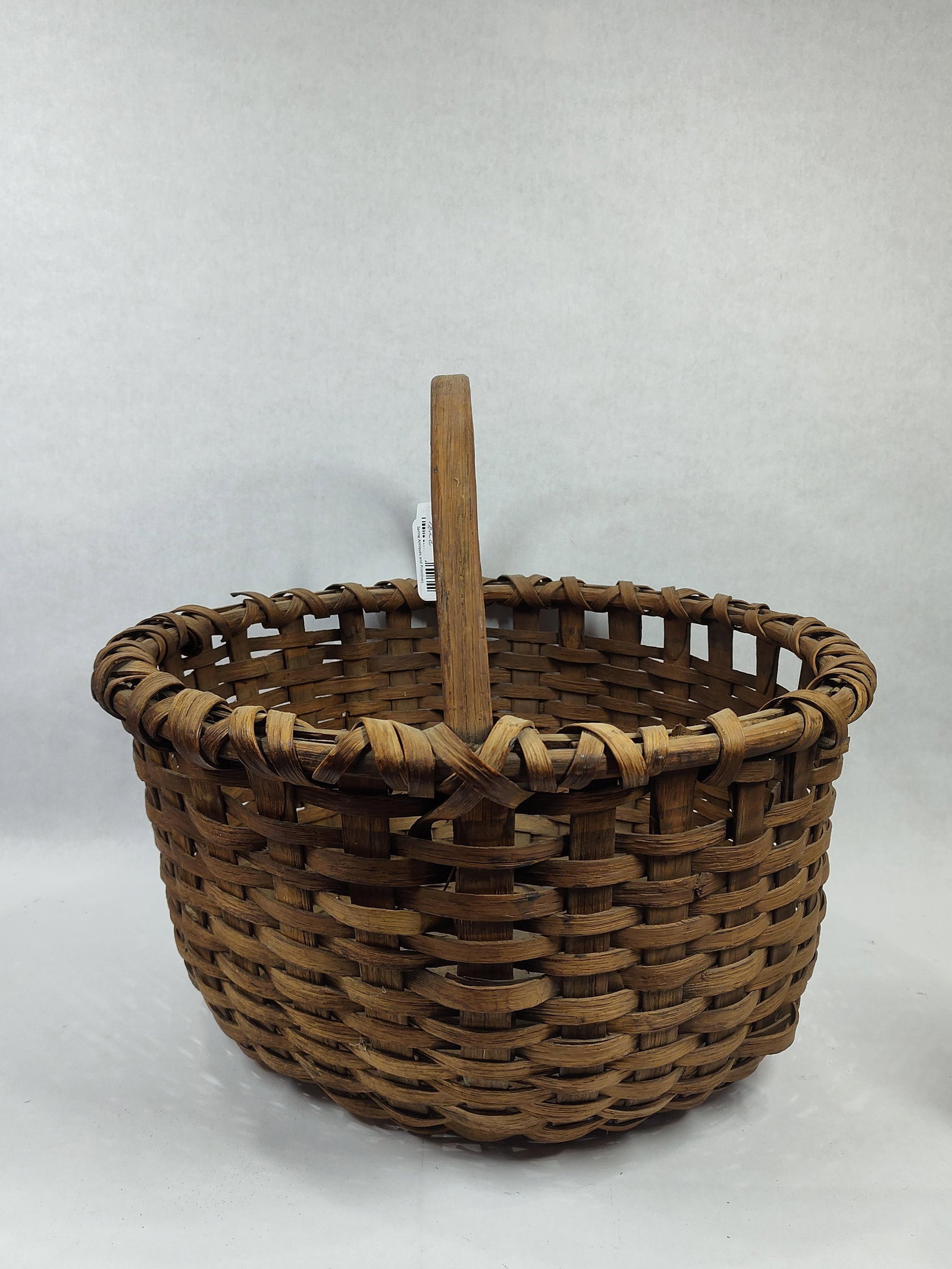 Primitive Woven Splint Basket - 3