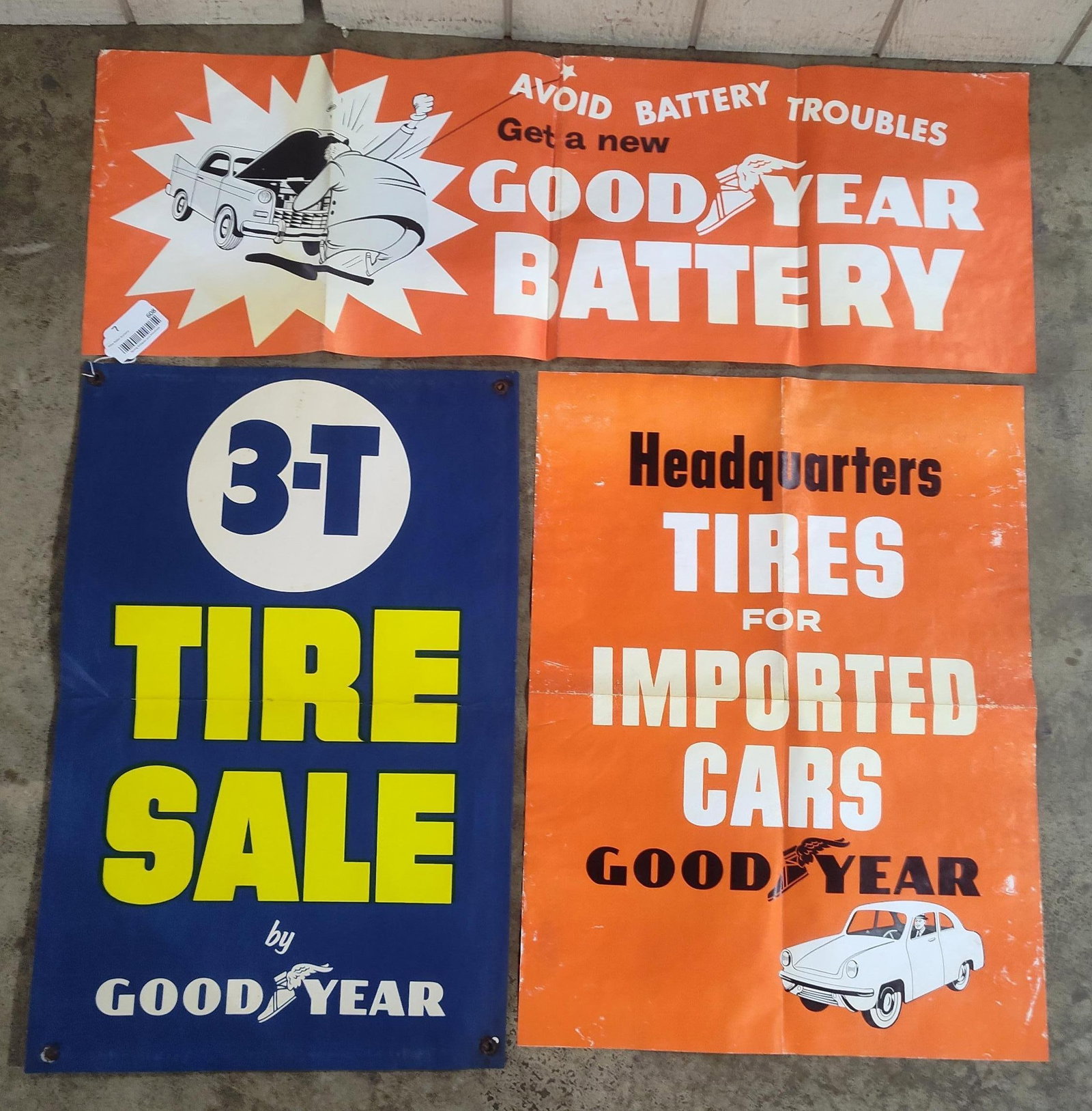 Goodyear Banner and 2 Posters (1 of 5)