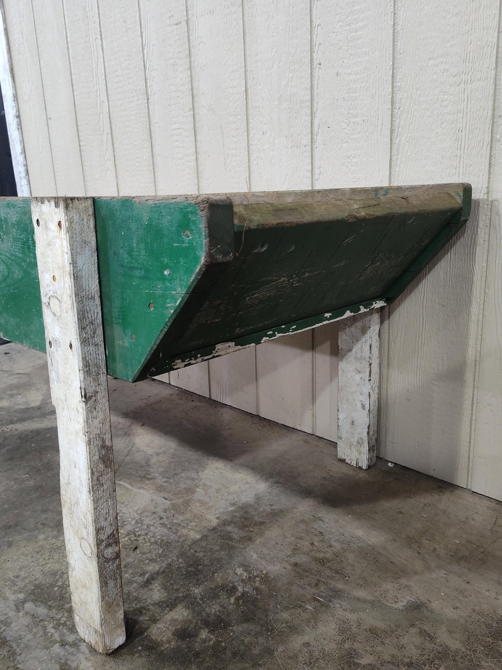 Primitive Painted Trough - 2