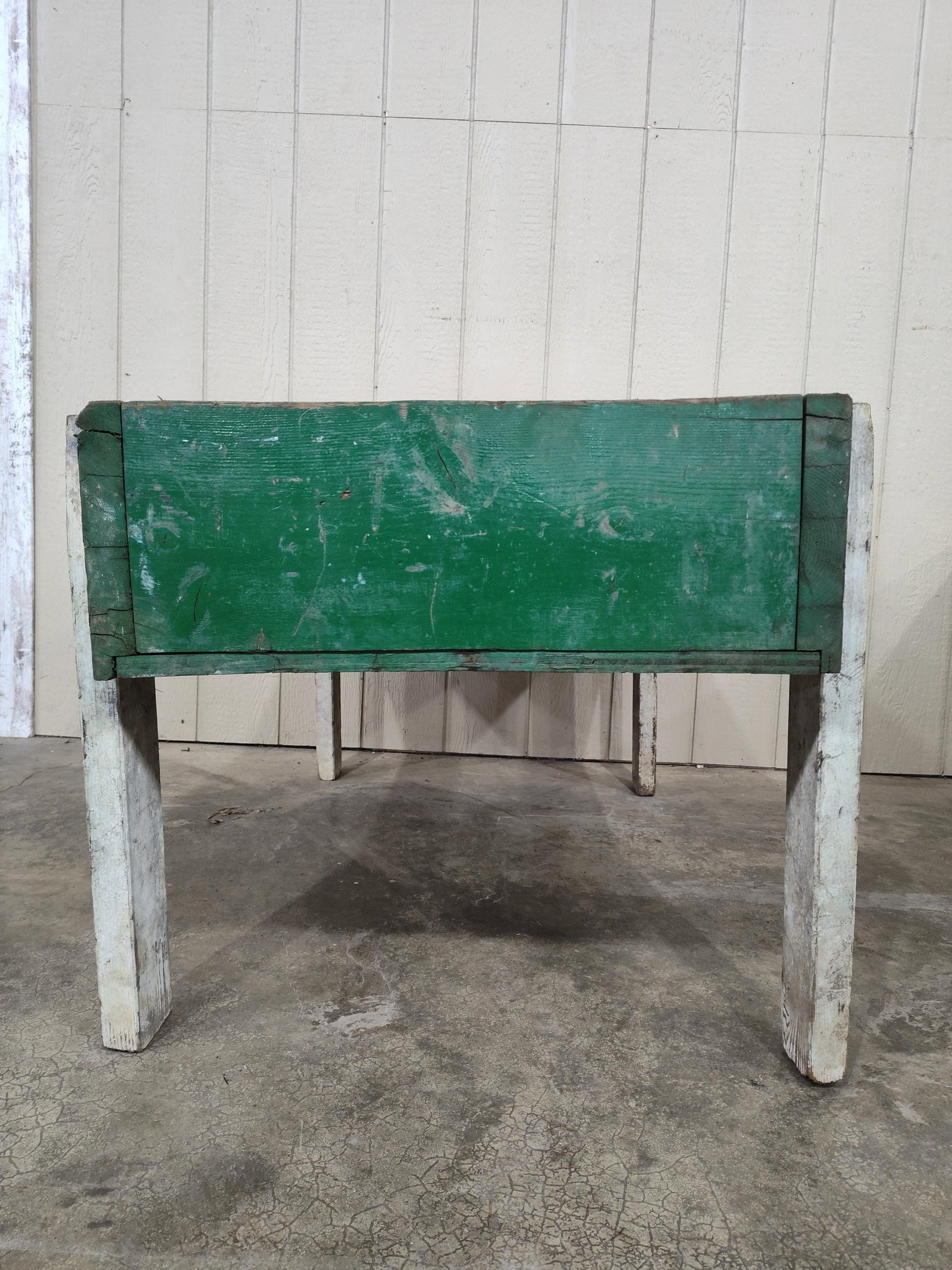 Primitive Painted Trough - 4