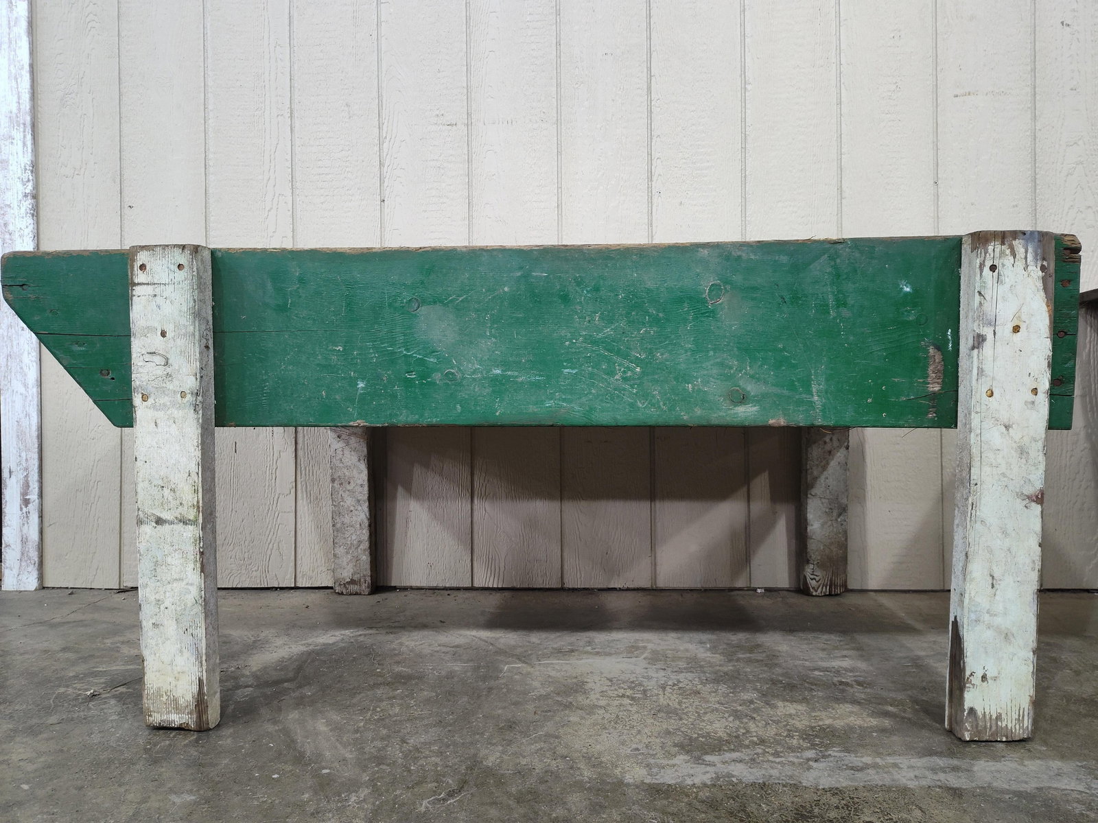 Primitive Painted Trough - 5