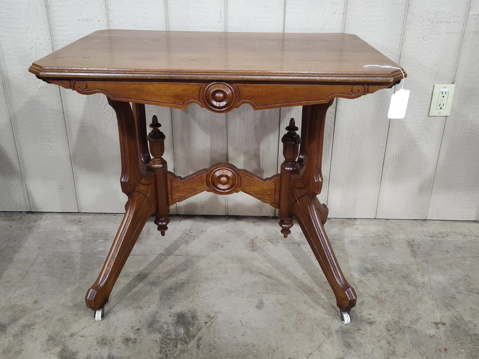 19th C. Victorian Walnut Table (1 of 8)