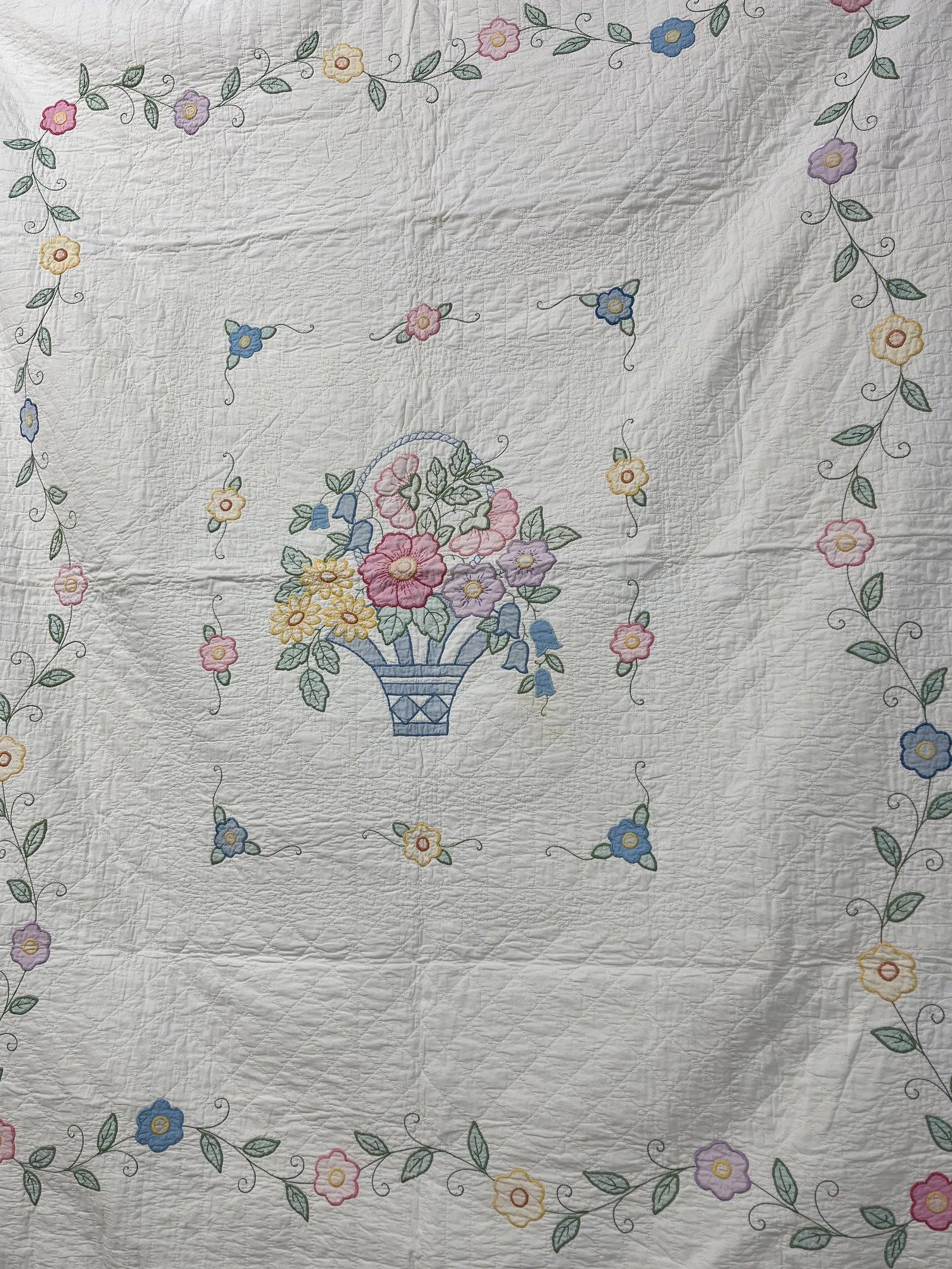 Basket Quilt: 75x89