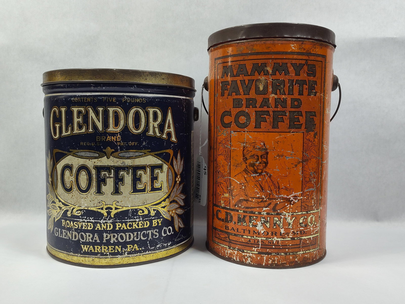 Mammy's Favorite & Glendora Coffee Tins (1 of 9)