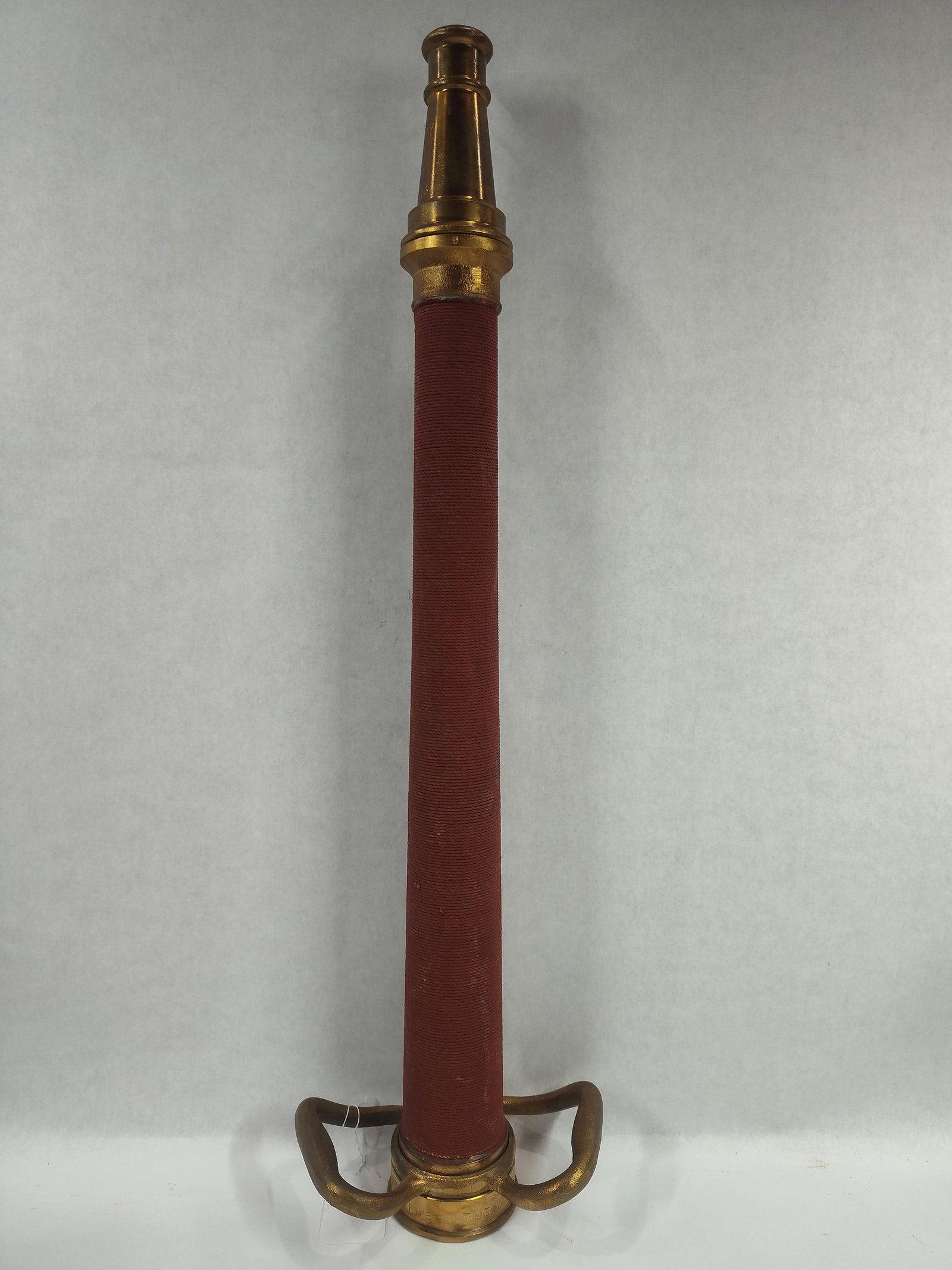 Brass Fireman's Nozzle: 30in long.