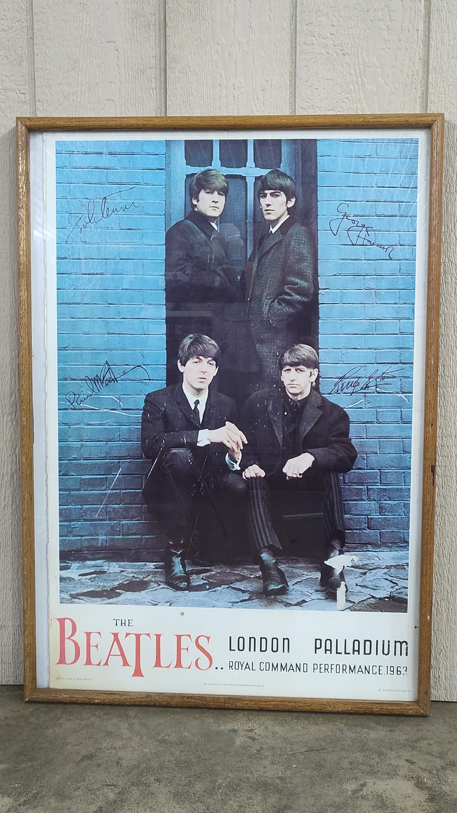 Framed Beatles Poster (1 of 9)