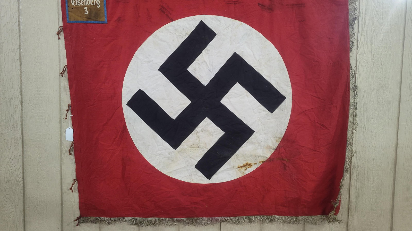 German WW2 Flag Signed by Captive Soldiers (1 of 9)
