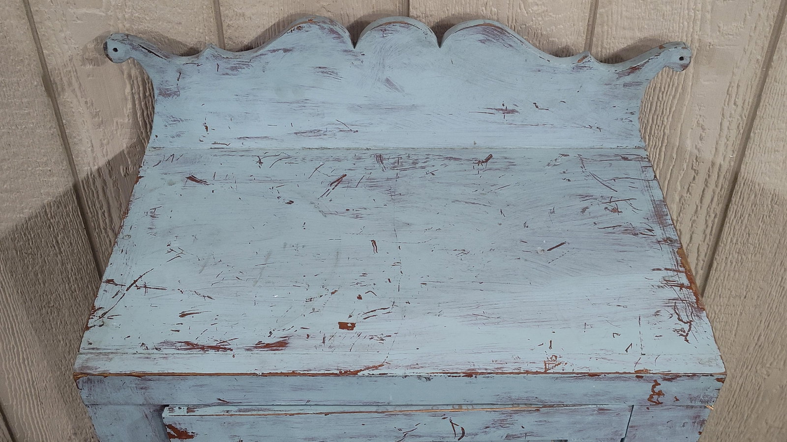 Primitive painted washstand - 2